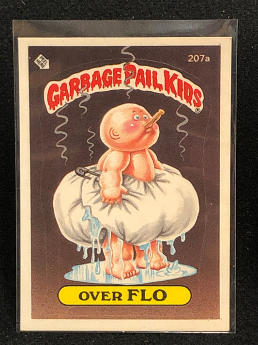 Garbage Pail Kids Original Series 6 (os6) 207a Over Flo