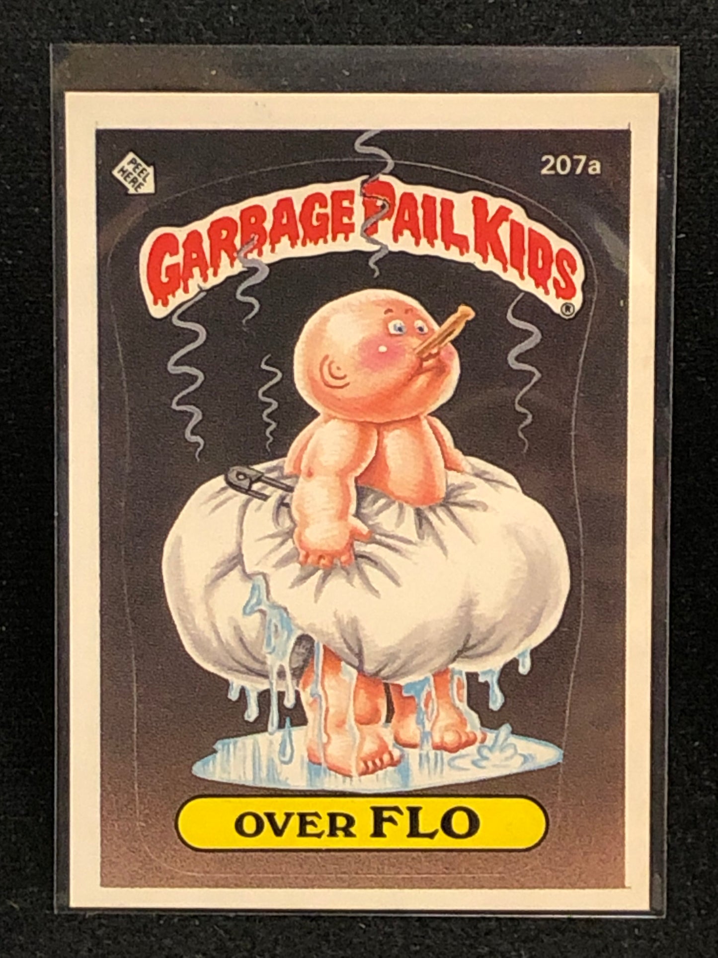 Garbage Pail Kids Original Series 6 (os6) 207a Over Flo