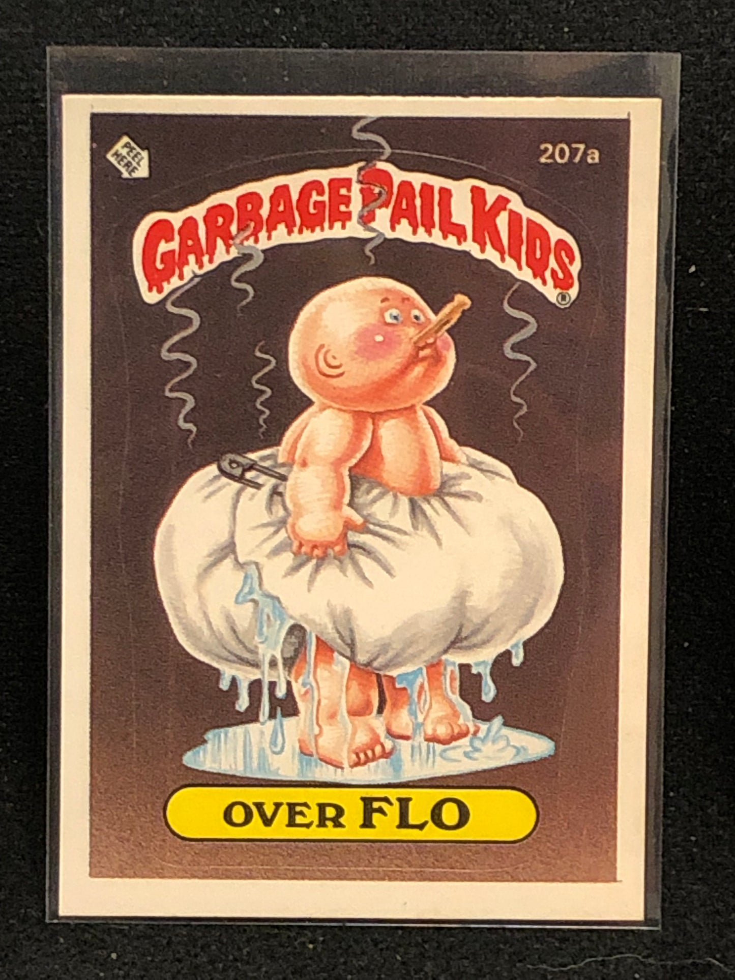 Garbage Pail Kids Original Series 6 (os6) 207a Over Flo