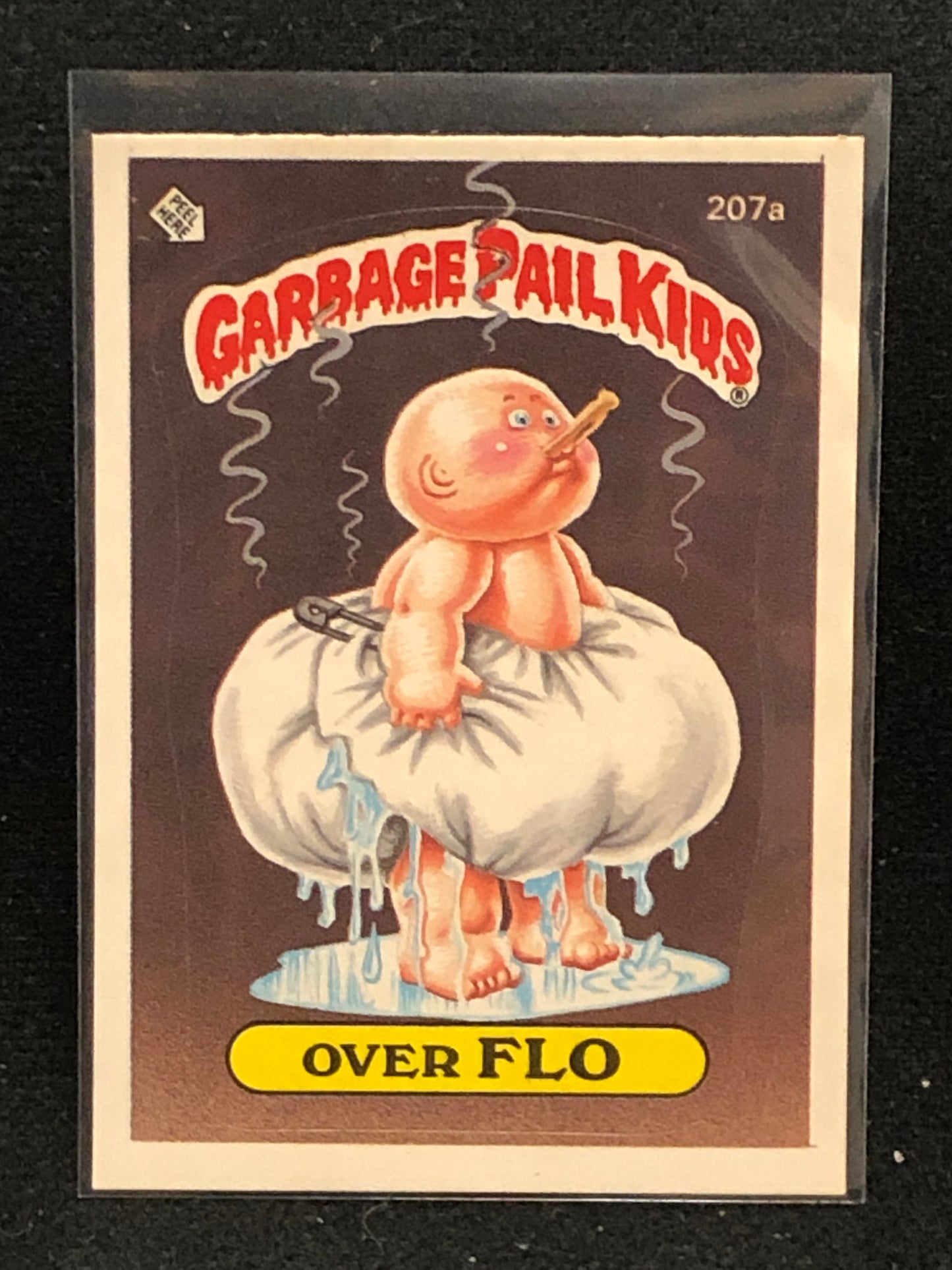 Garbage Pail Kids Original Series 6 (os6) 207a Over Flo