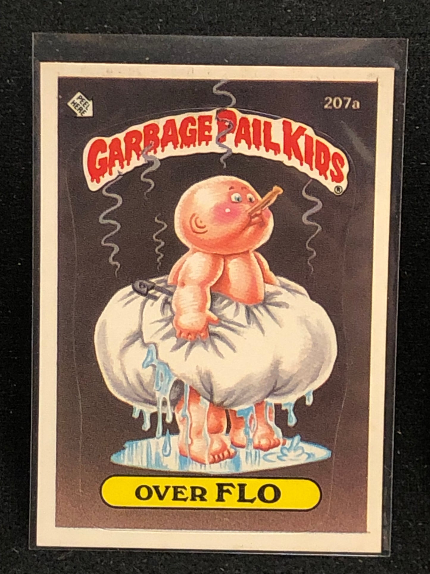 Garbage Pail Kids Original Series 6 (os6) 207a Over Flo