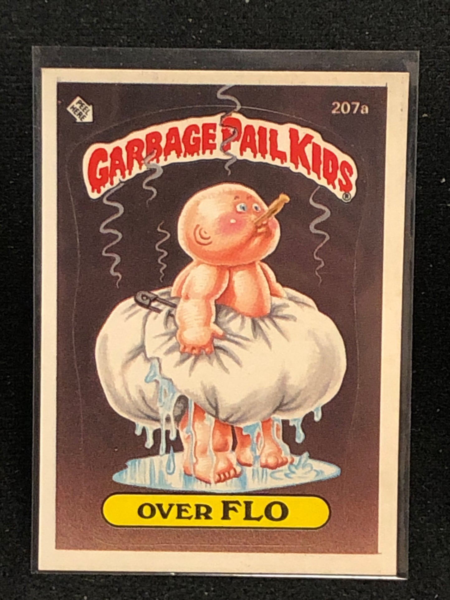 Garbage Pail Kids Original Series 6 (os6) 207a Over Flo