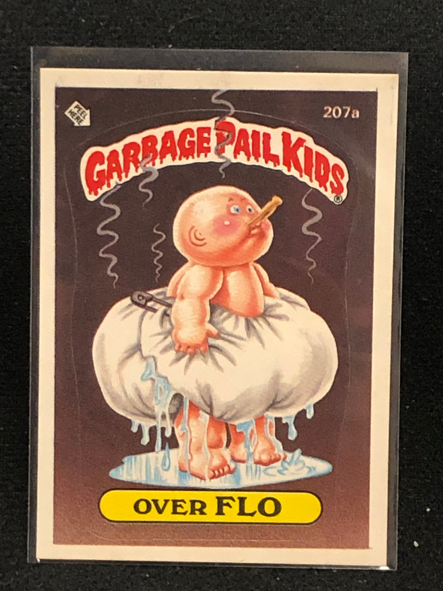 Garbage Pail Kids Original Series 6 (os6) 207a Over Flo