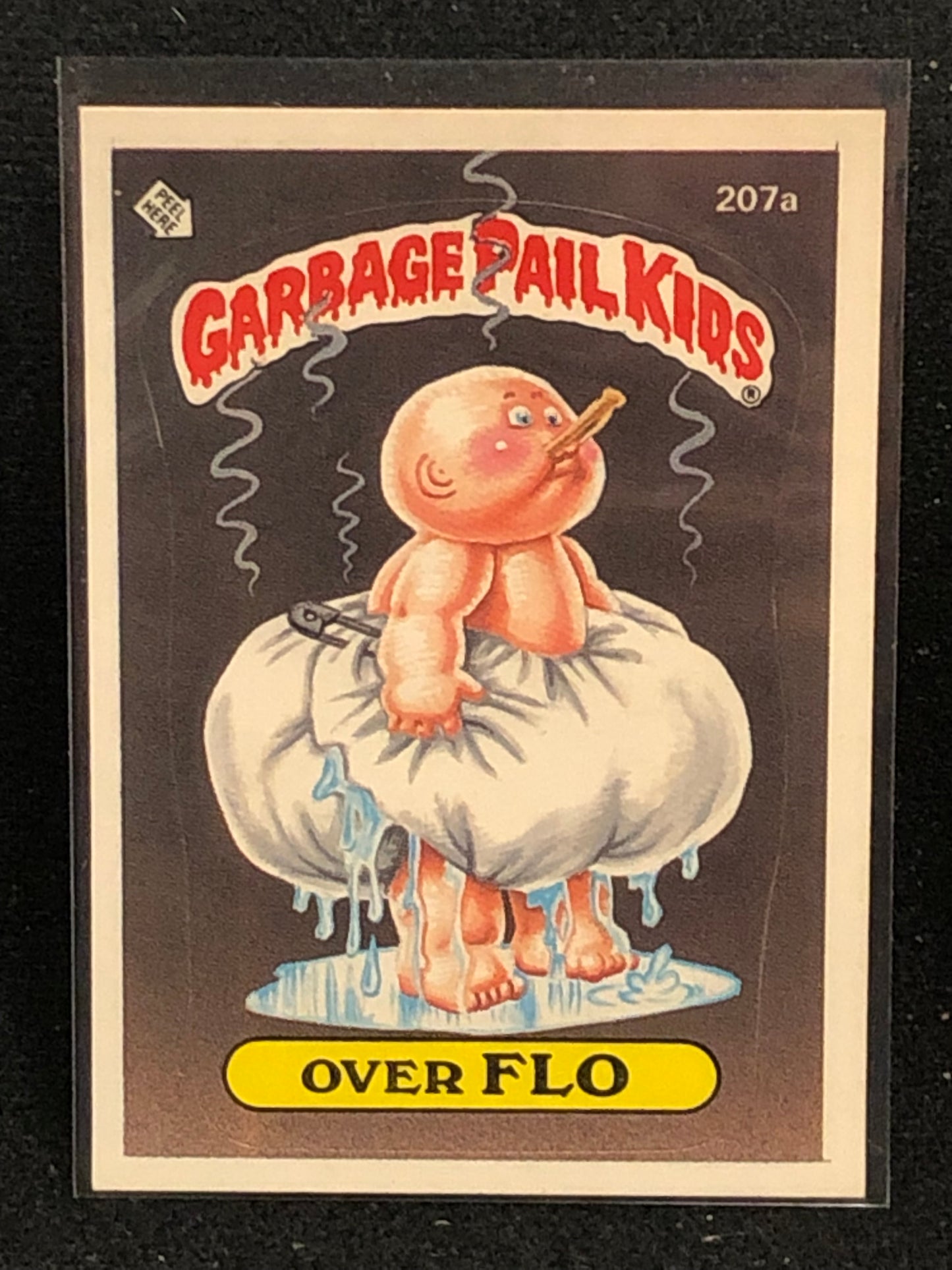 Garbage Pail Kids Original Series 6 (os6) 207a Over Flo