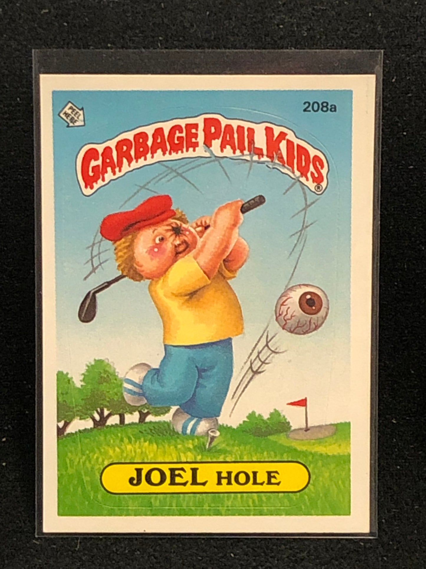 Garbage Pail Kids Original Series 6 (os6) 208a Joel Hole