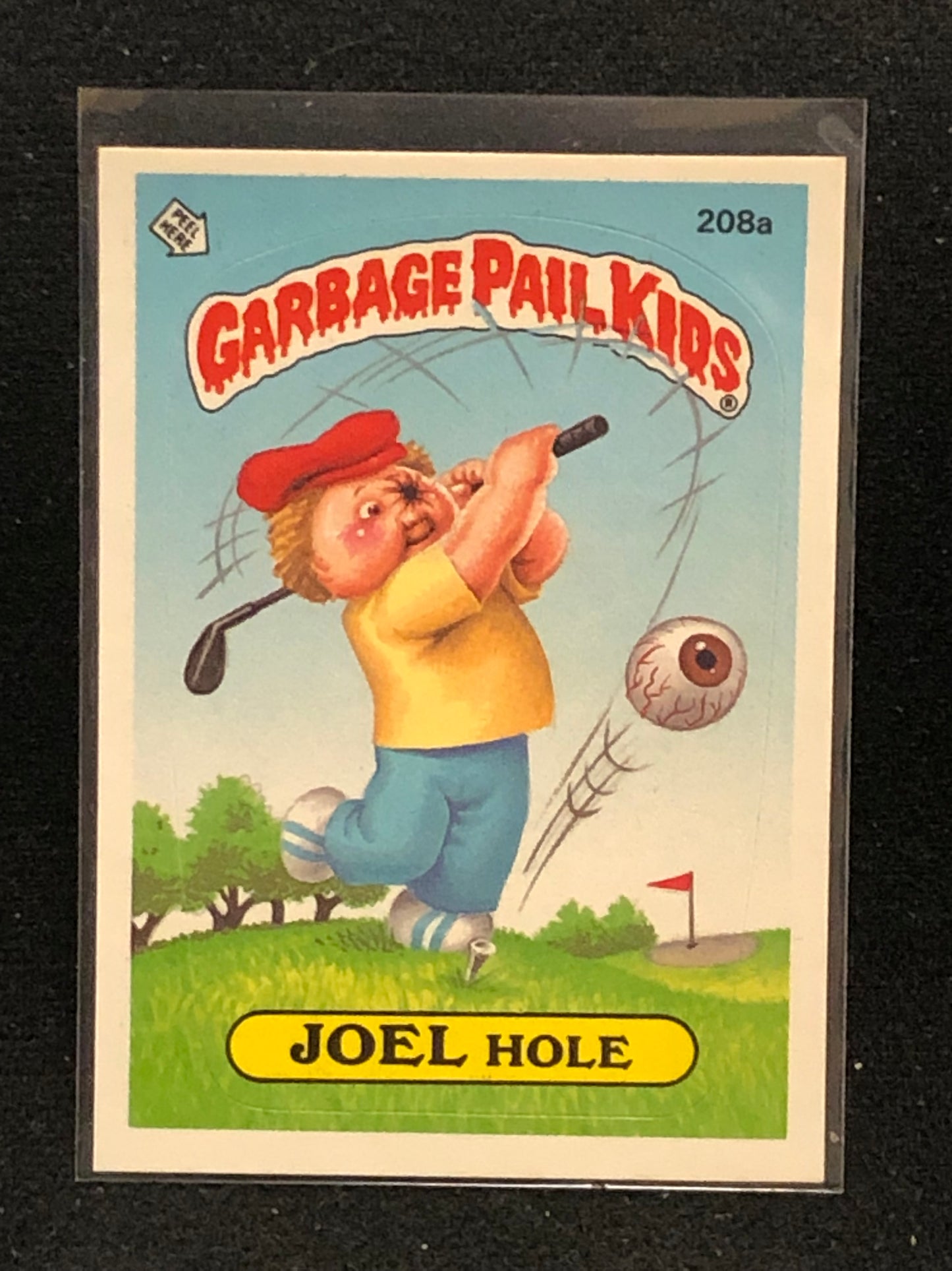 Garbage Pail Kids Original Series 6 (os6) 208a Joel Hole