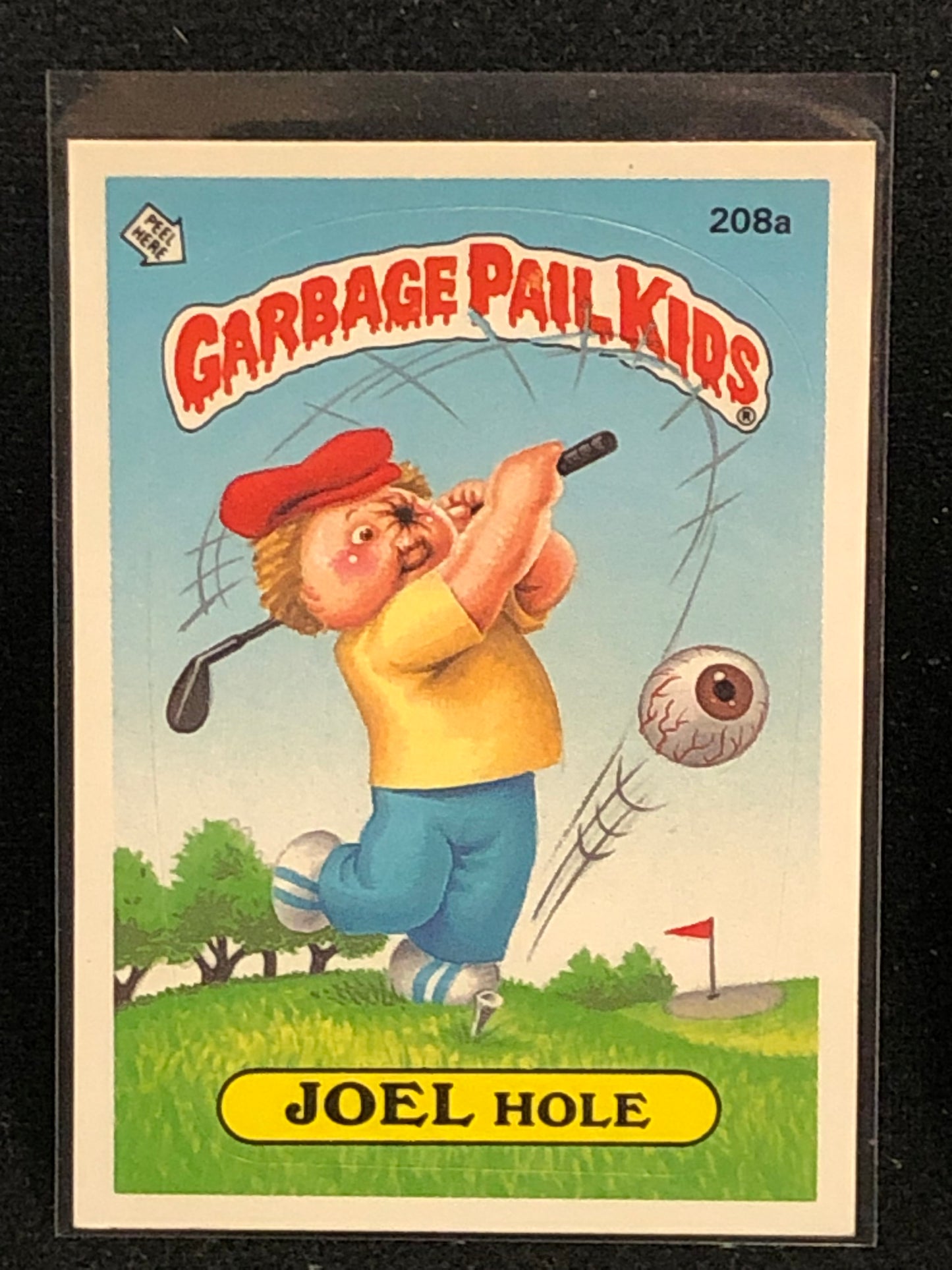 Garbage Pail Kids Original Series 6 (os6) 208a Joel Hole