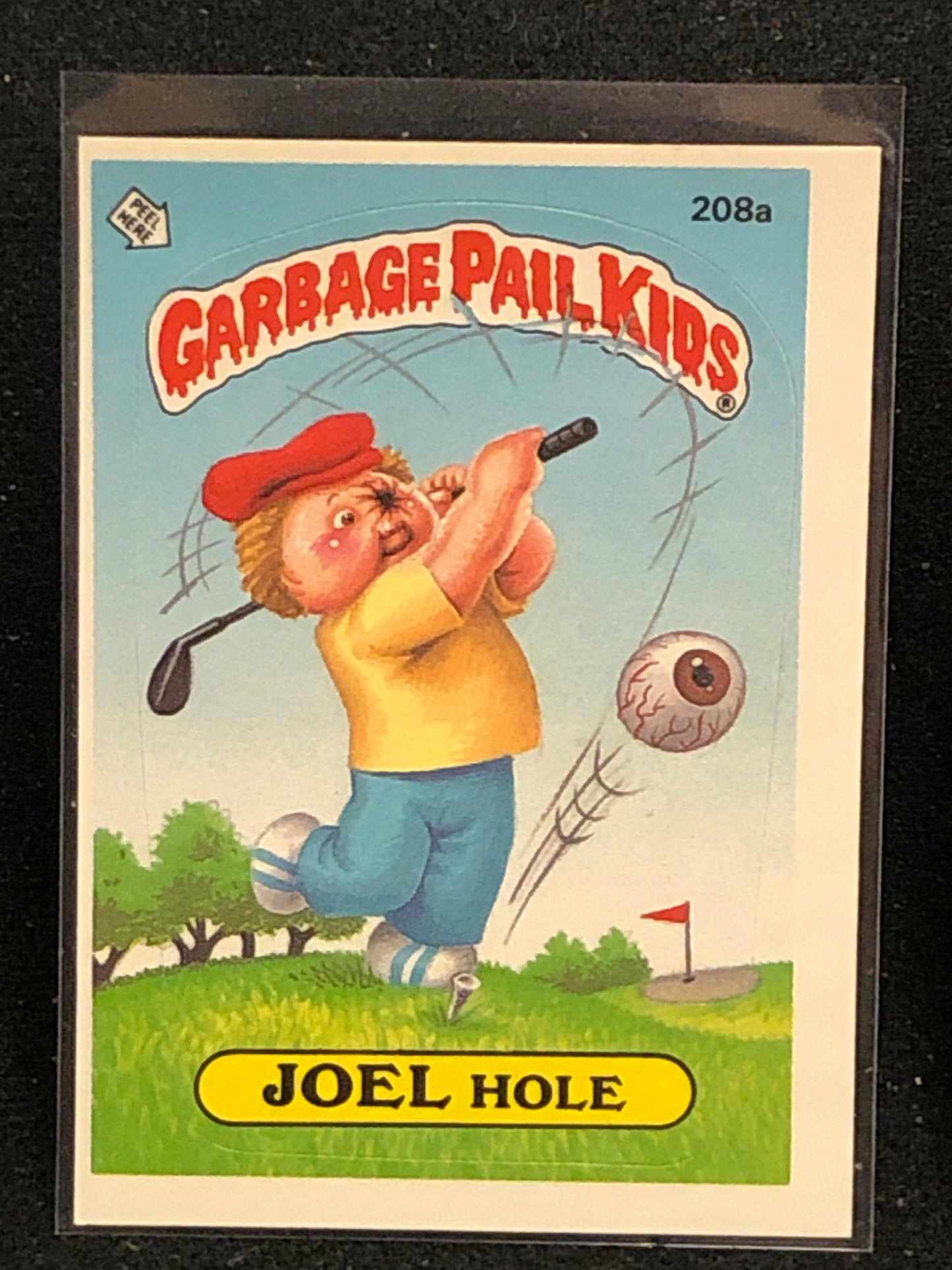 Garbage Pail Kids Original Series 6 (os6) 208a Joel Hole