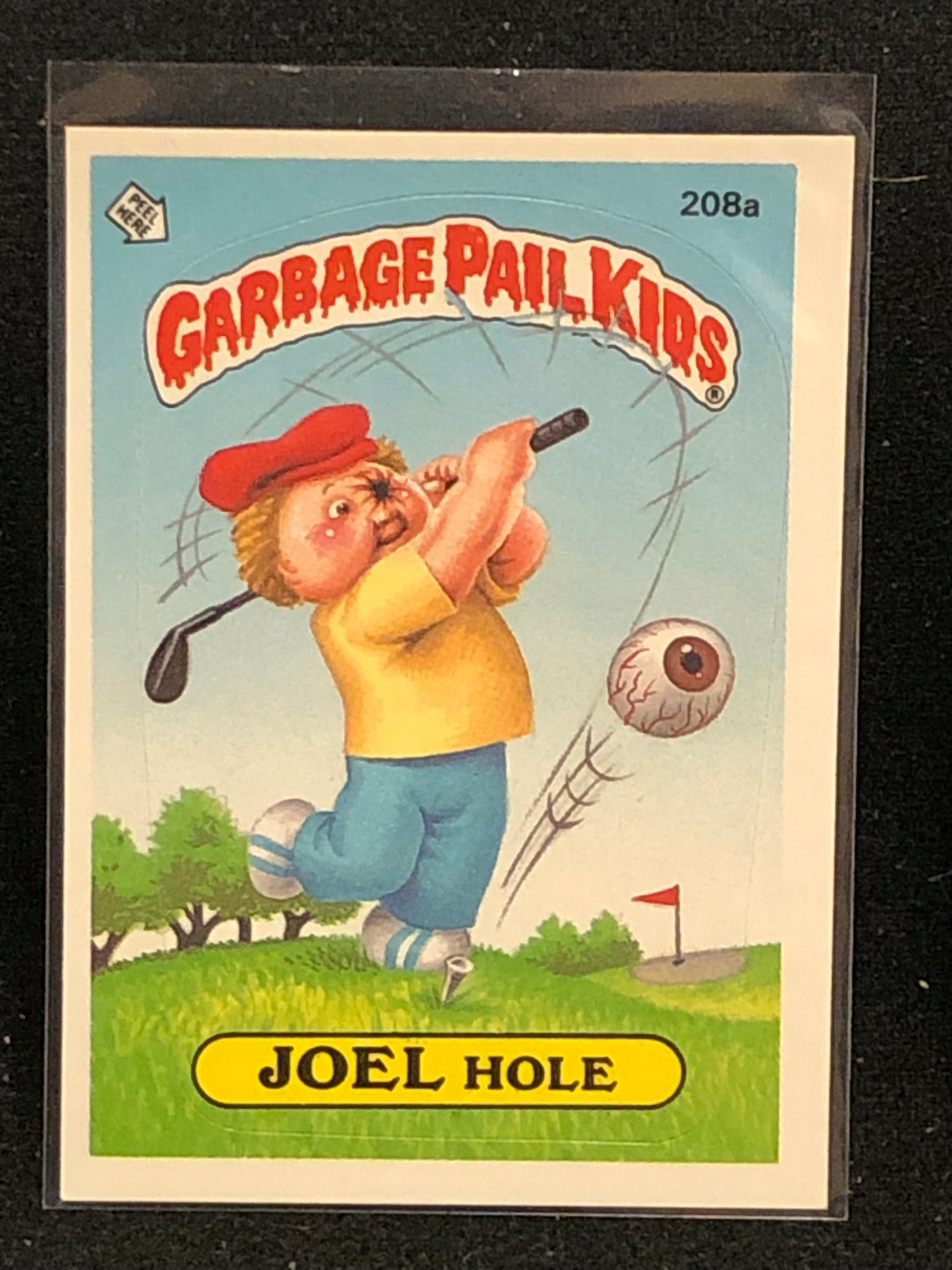 Garbage Pail Kids Original Series 6 (os6) 208a Joel Hole