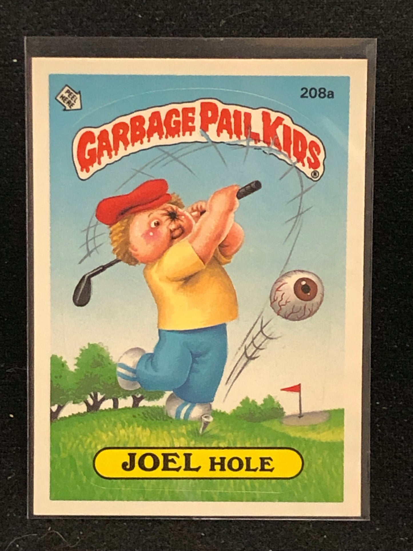 Garbage Pail Kids Original Series 6 (os6) 208a Joel Hole