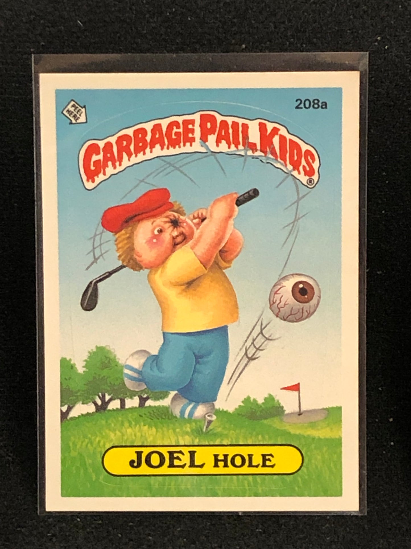 Garbage Pail Kids Original Series 6 (os6) 208a Joel Hole