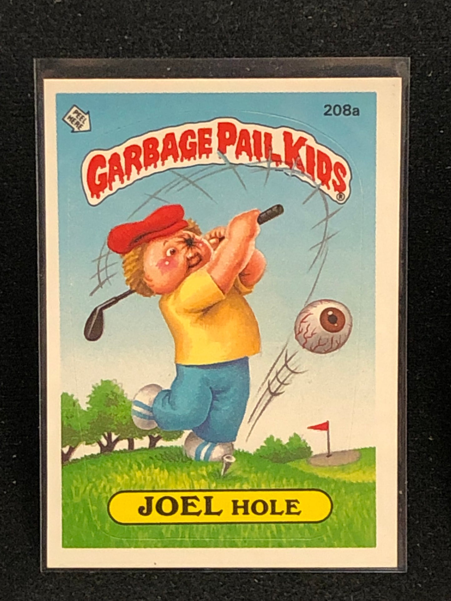 Garbage Pail Kids Original Series 6 (os6) 208a Joel Hole