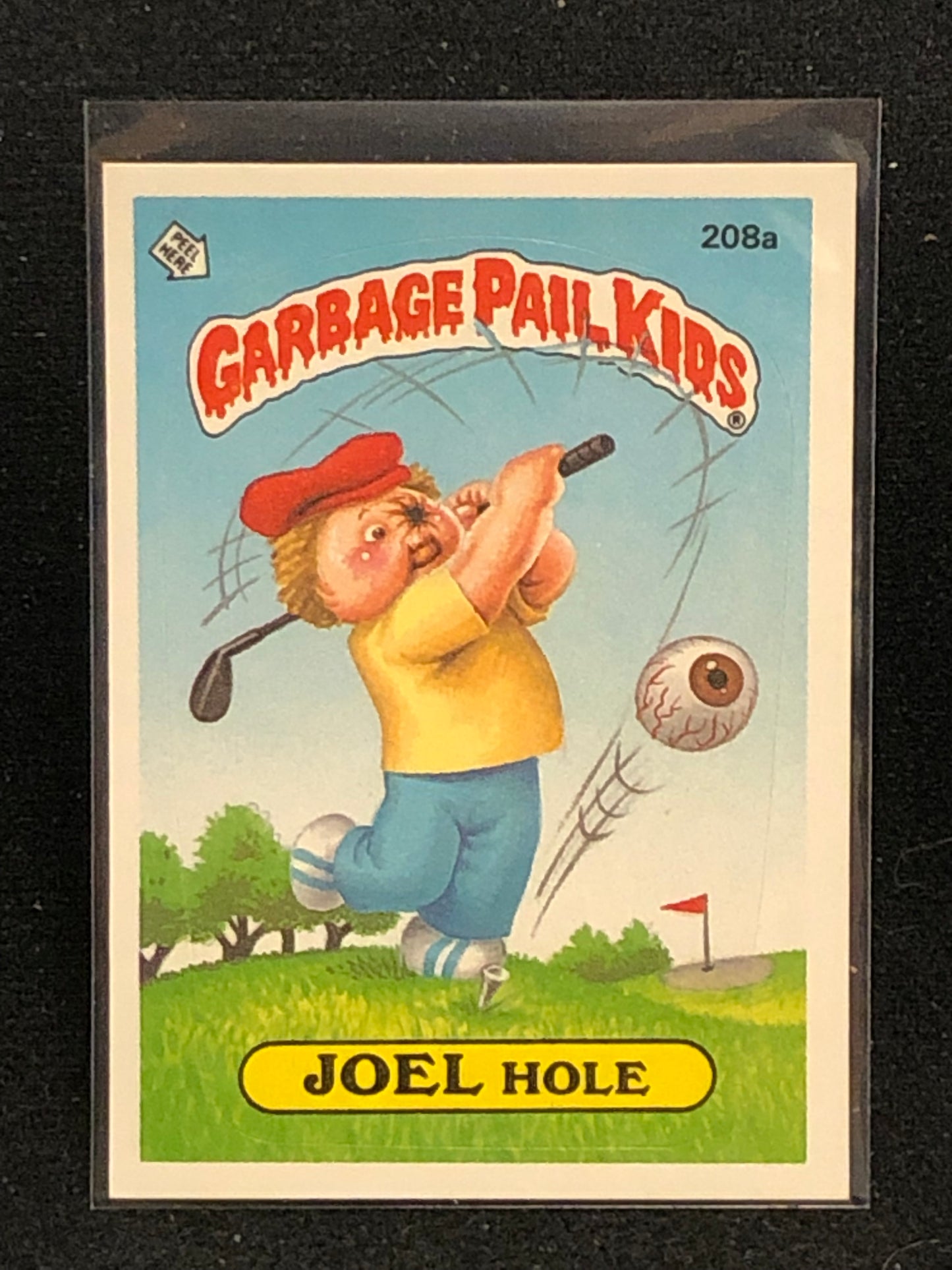 Garbage Pail Kids Original Series 6 (os6) 208a Joel Hole