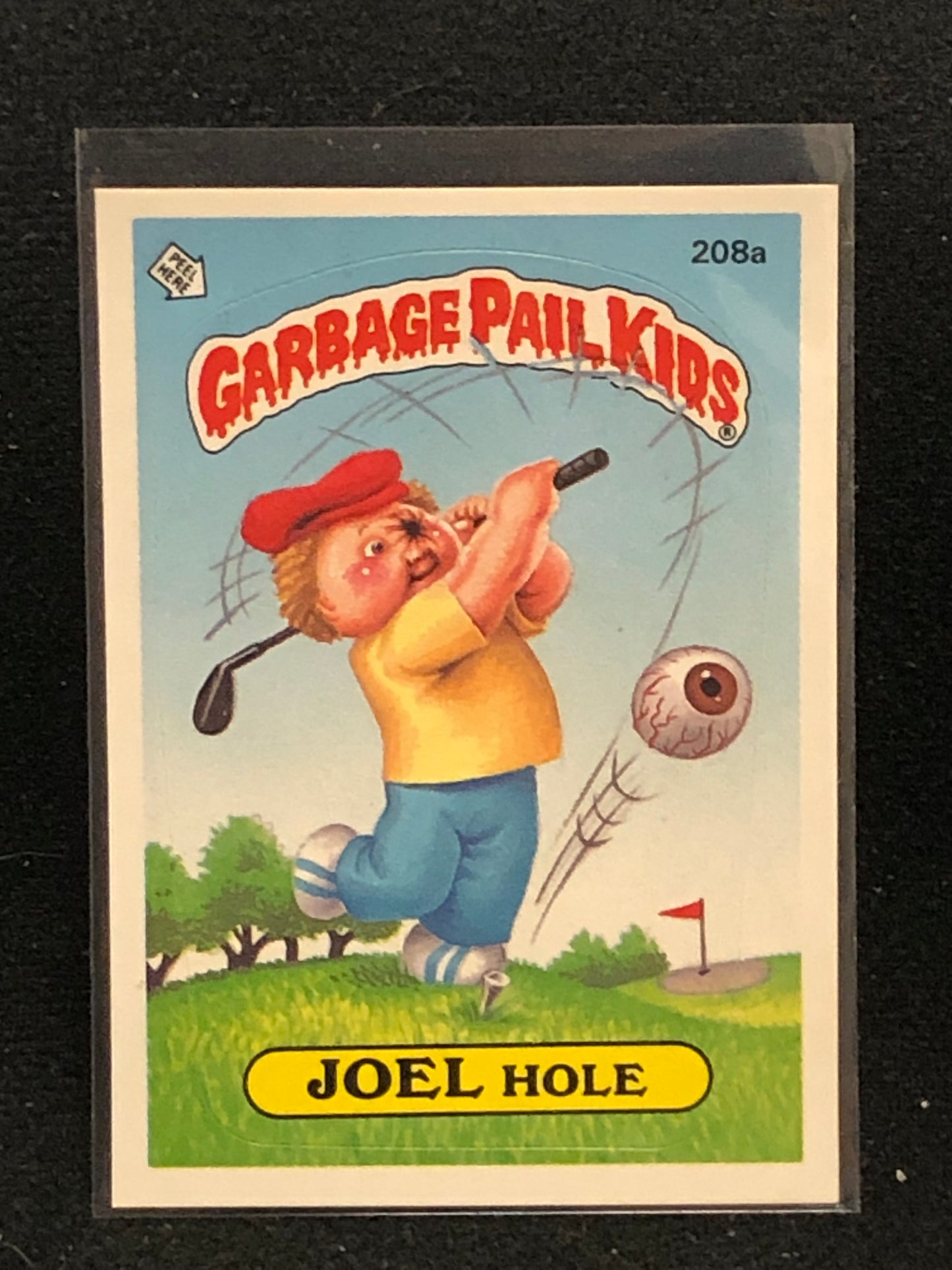 Garbage Pail Kids Original Series 6 (os6) 208a Joel Hole