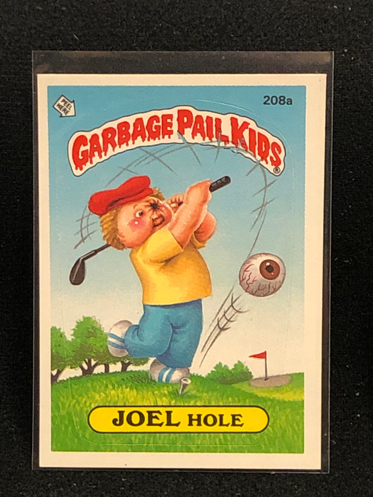 Garbage Pail Kids Original Series 6 (os6) 208a Joel Hole