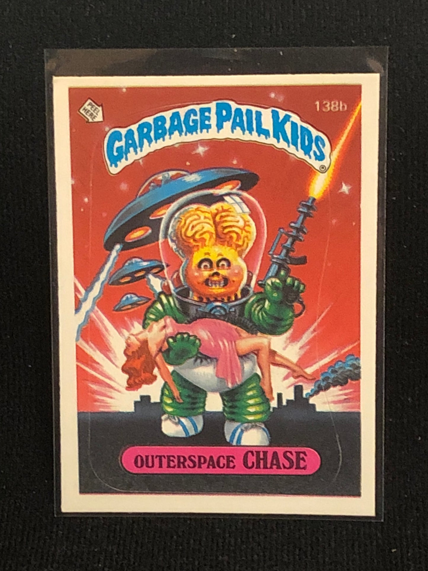 Garbage Pail Kids Original Series 4 (os4) 138b Outerspace Chase