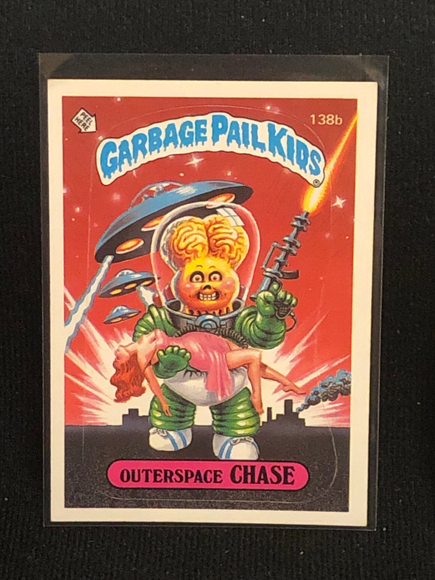 Garbage Pail Kids Original Series 4 (os4) 138b Outerspace Chase