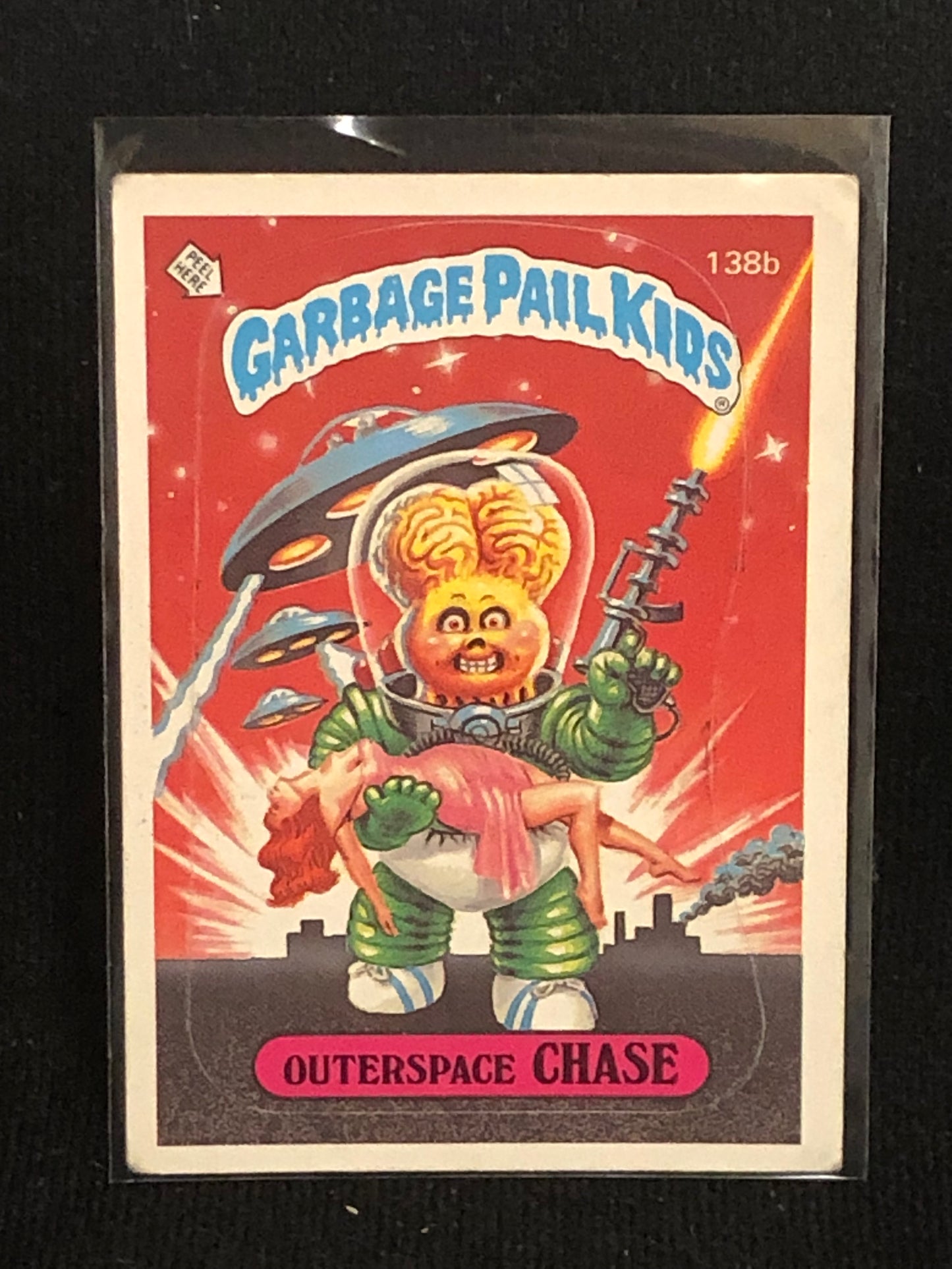 Garbage Pail Kids Original Series 4 (os4) 138b Outerspace Chase