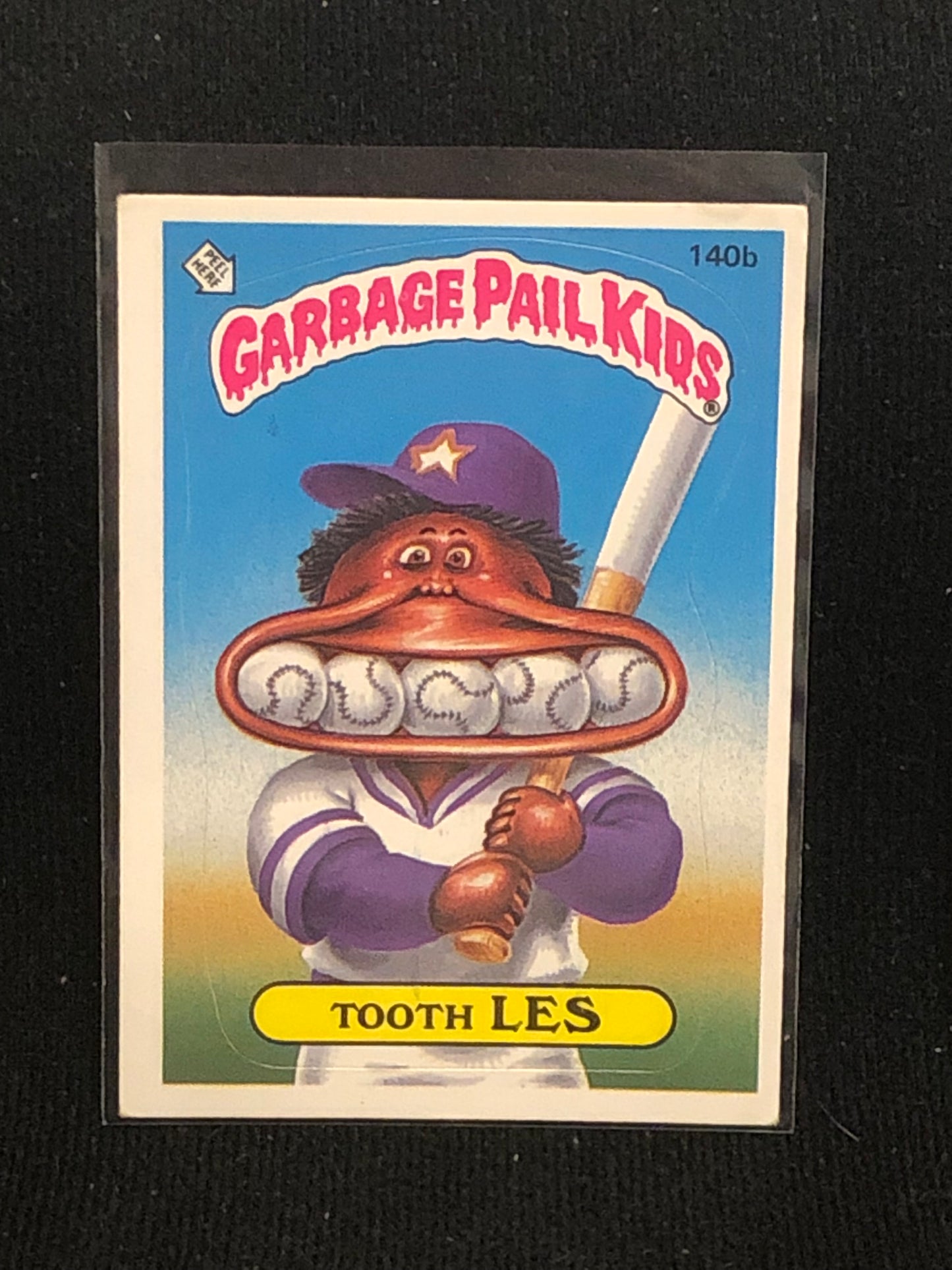 Garbage Pail Kids Original Series 4 (os4) 140b Tooth Les