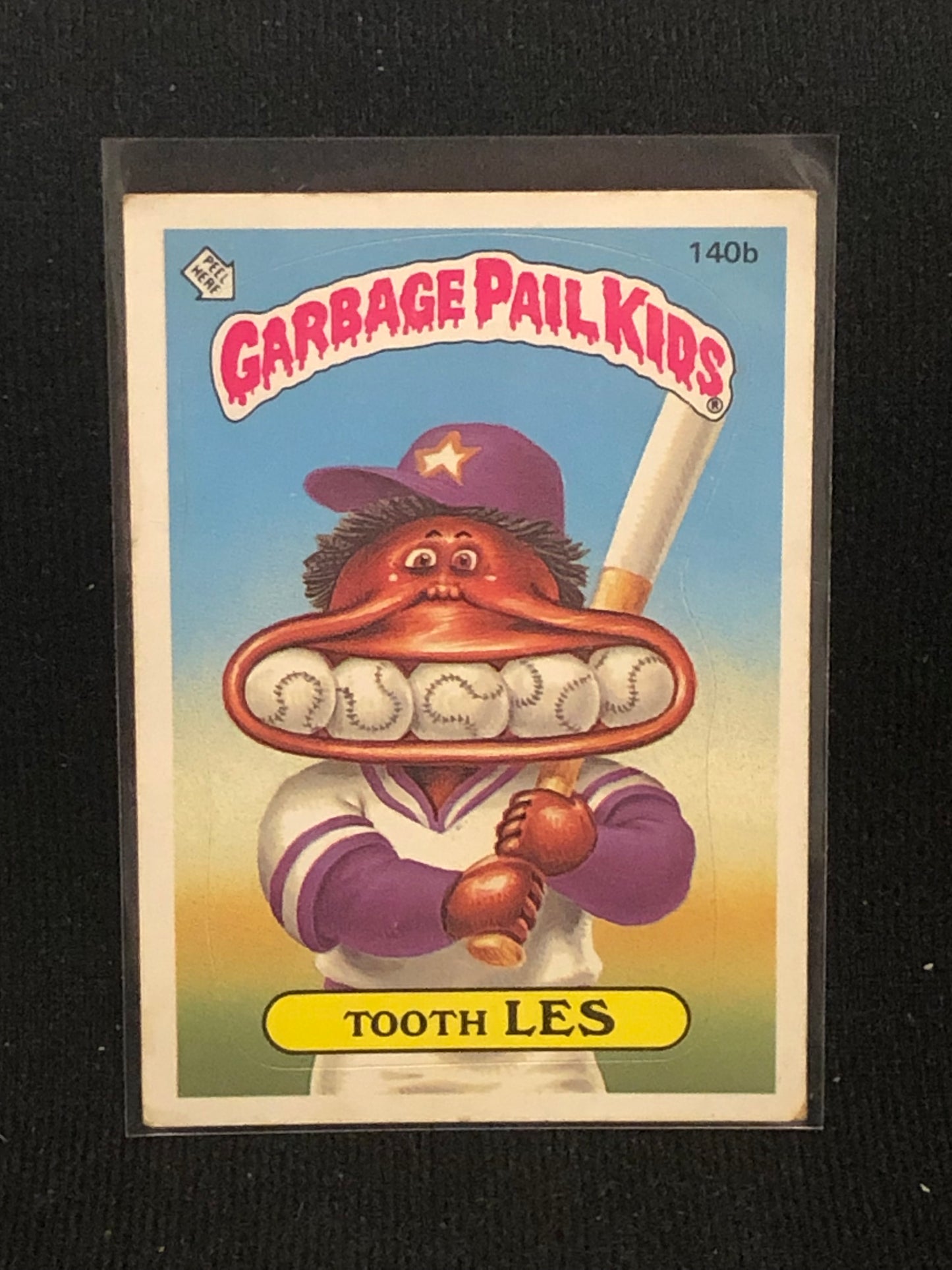 Garbage Pail Kids Original Series 4 (os4) 140b Tooth Les