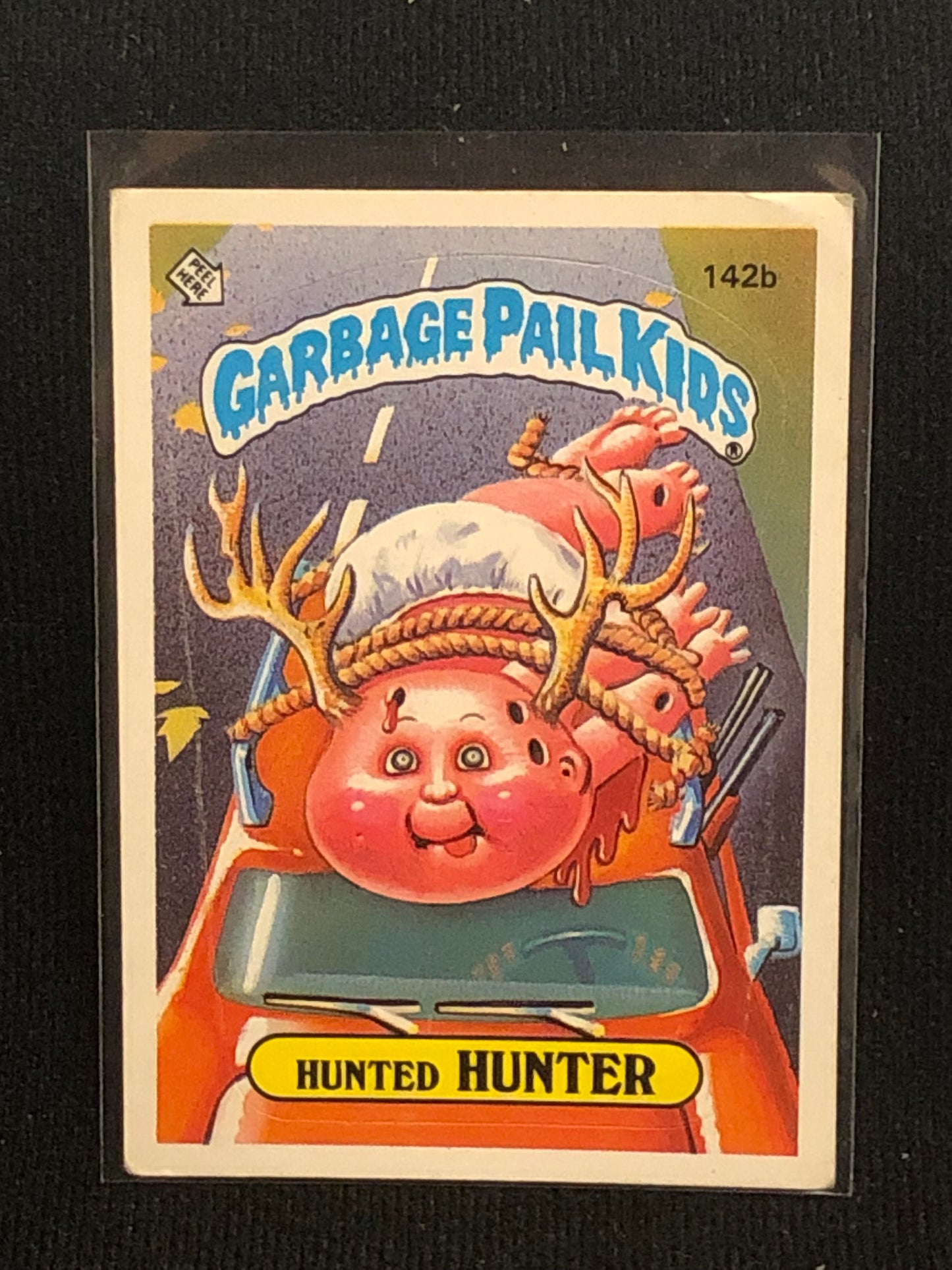 Garbage Pail Kids Original Series 4 (os4) 142b Hunted Hunter