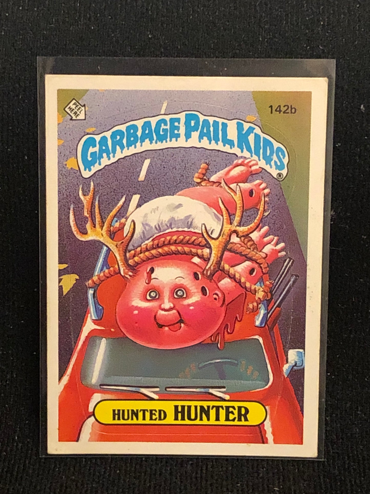 Garbage Pail Kids Original Series 4 (os4) 142b Hunted Hunter