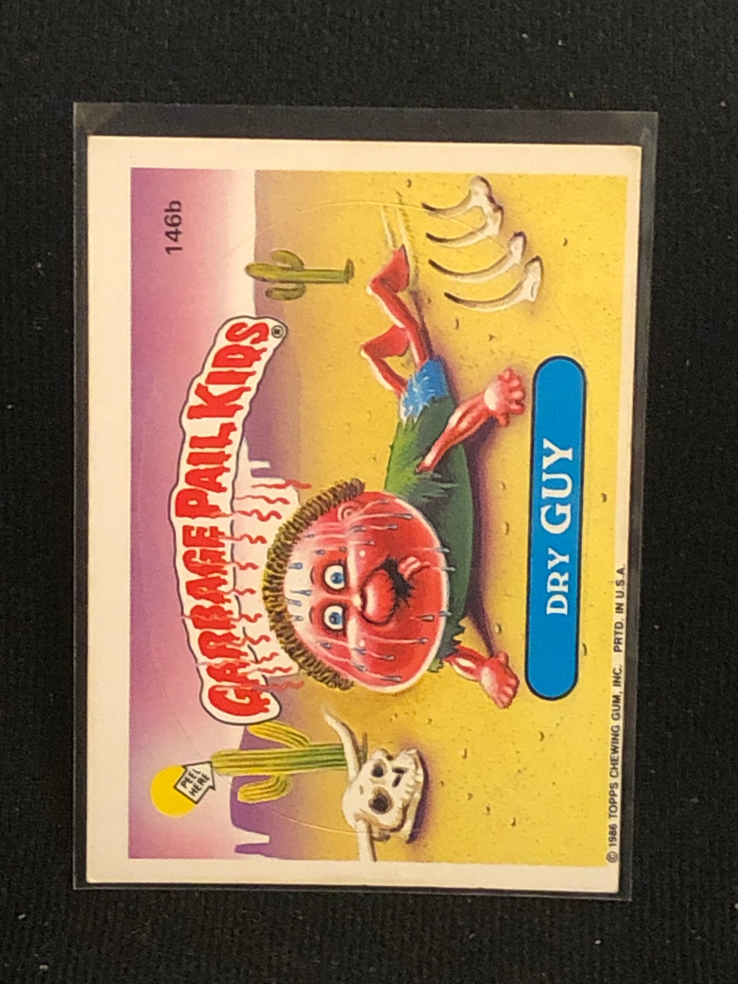 Garbage Pail Kids Original Series 4 (os4) 146b Dry Guy