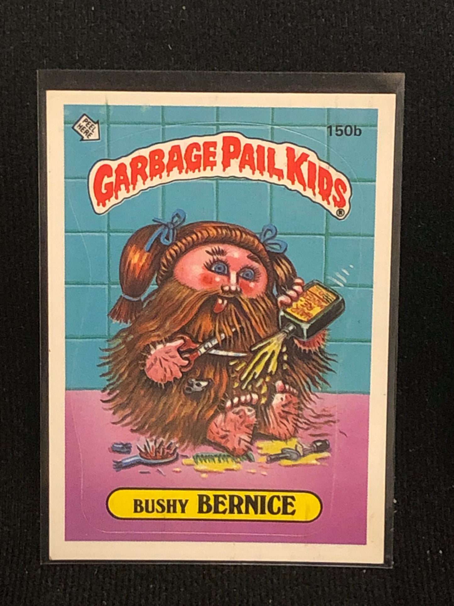 Garbage Pail Kids Original Series 4 (os4) 150b Bushy Bernice