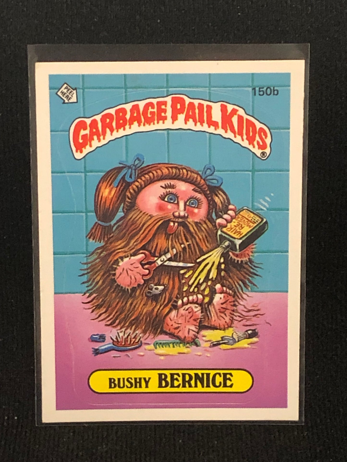 Garbage Pail Kids Original Series 4 (os4) 150b Bushy Bernice