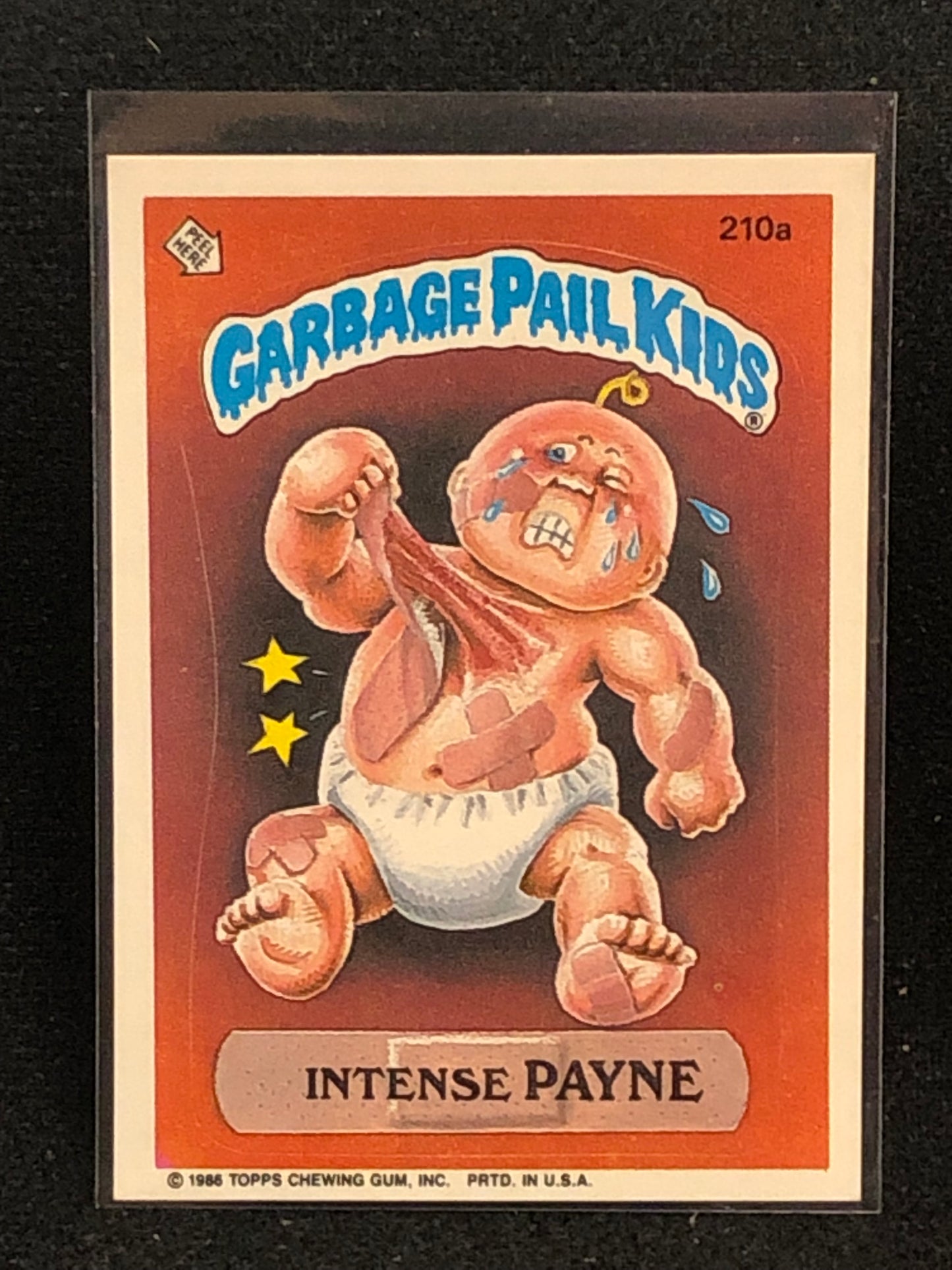 Garbage Pail Kids Original Series 6 (os6) 210a Intense Payne