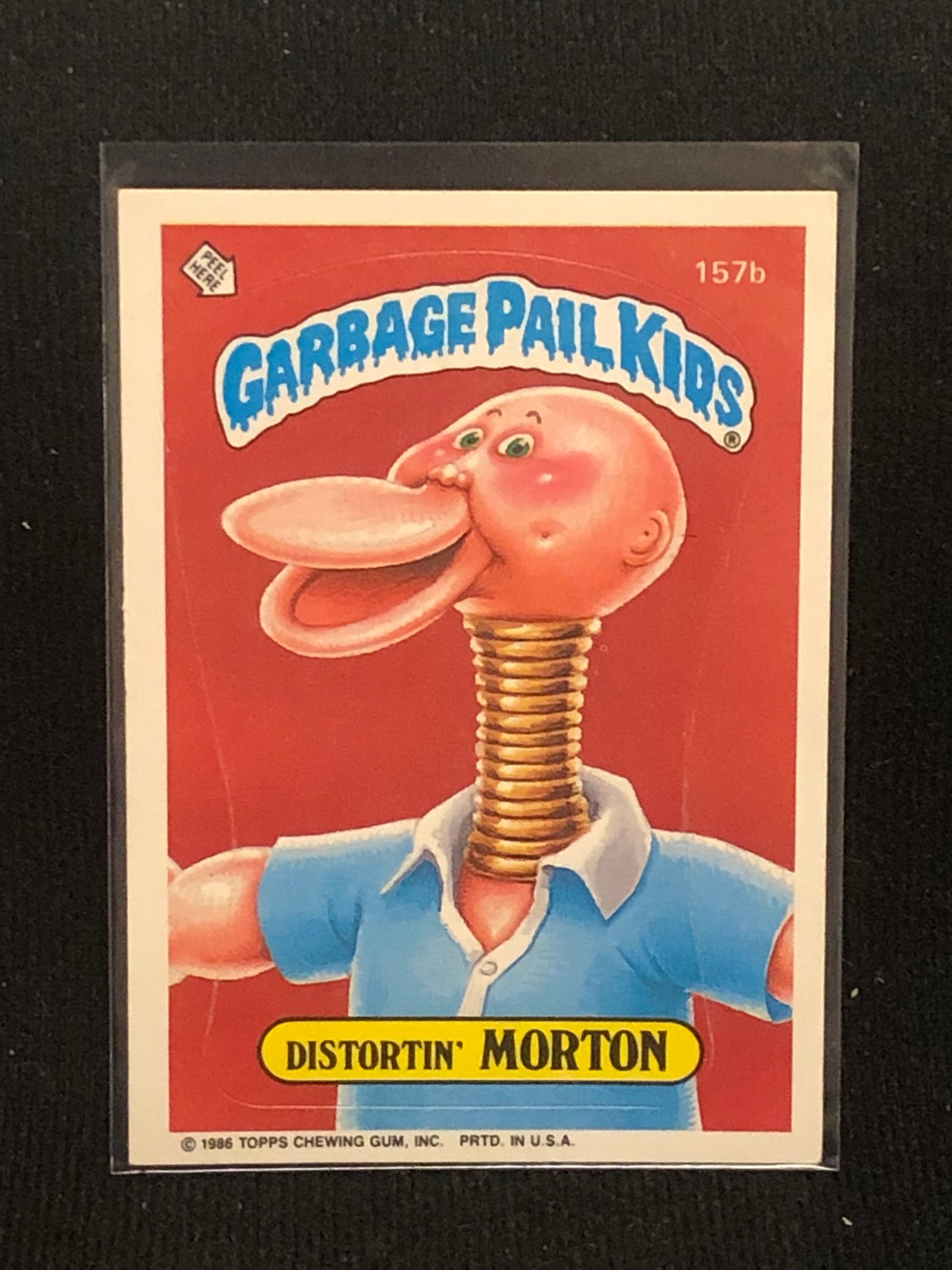 Garbage Pail Kids Original Series 4 (os4) 157b Distortin Morton