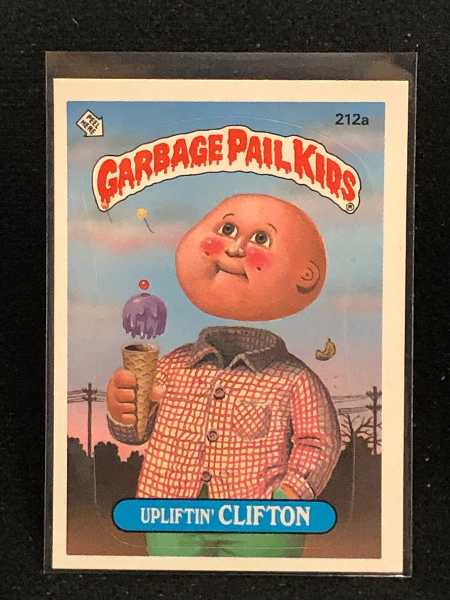 Garbage Pail Kids Original Series 6 (os6) 212a Upliftin Clifton