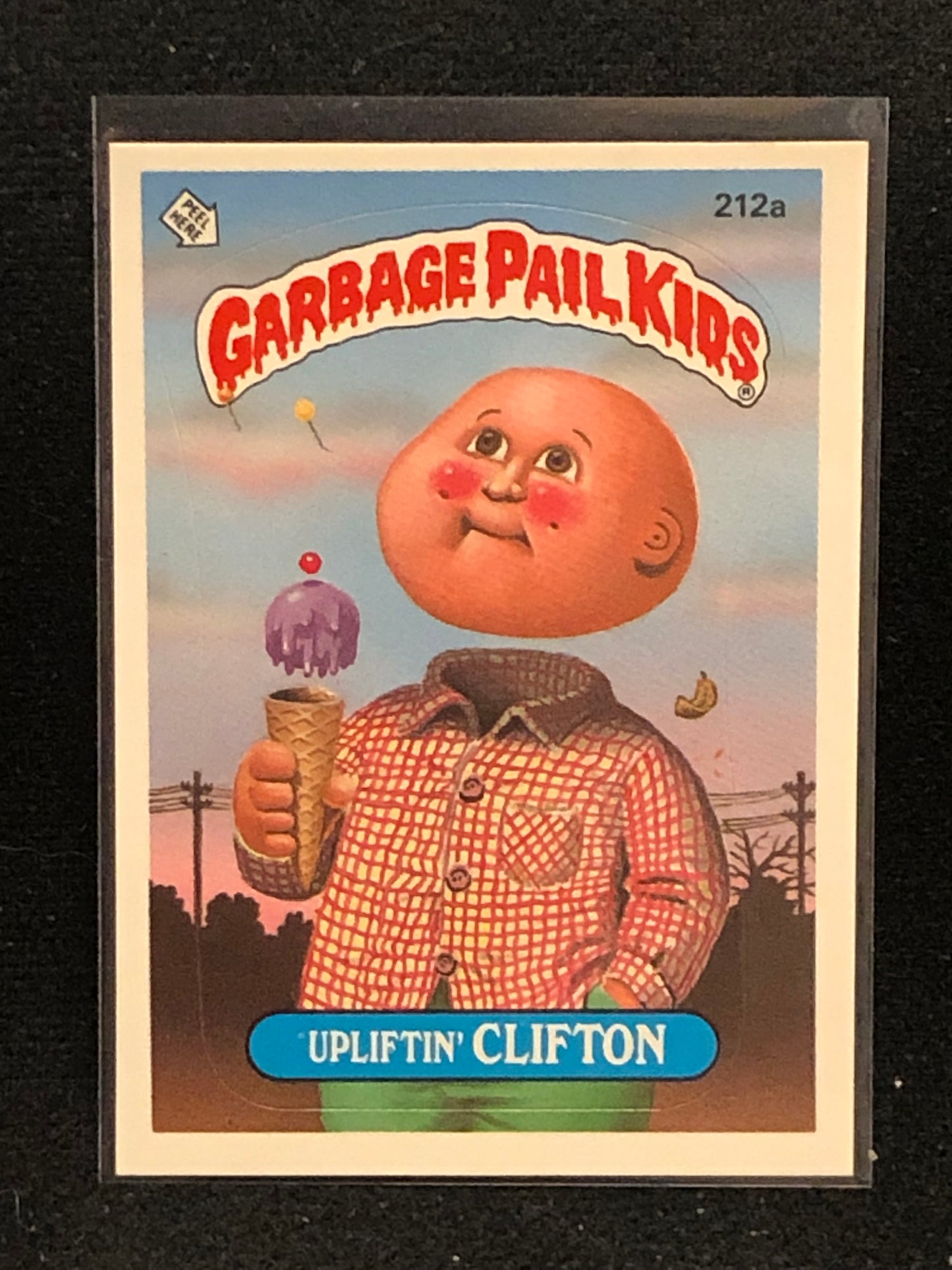 Garbage Pail Kids Original Series 6 (os6) 212a Upliftin Clifton