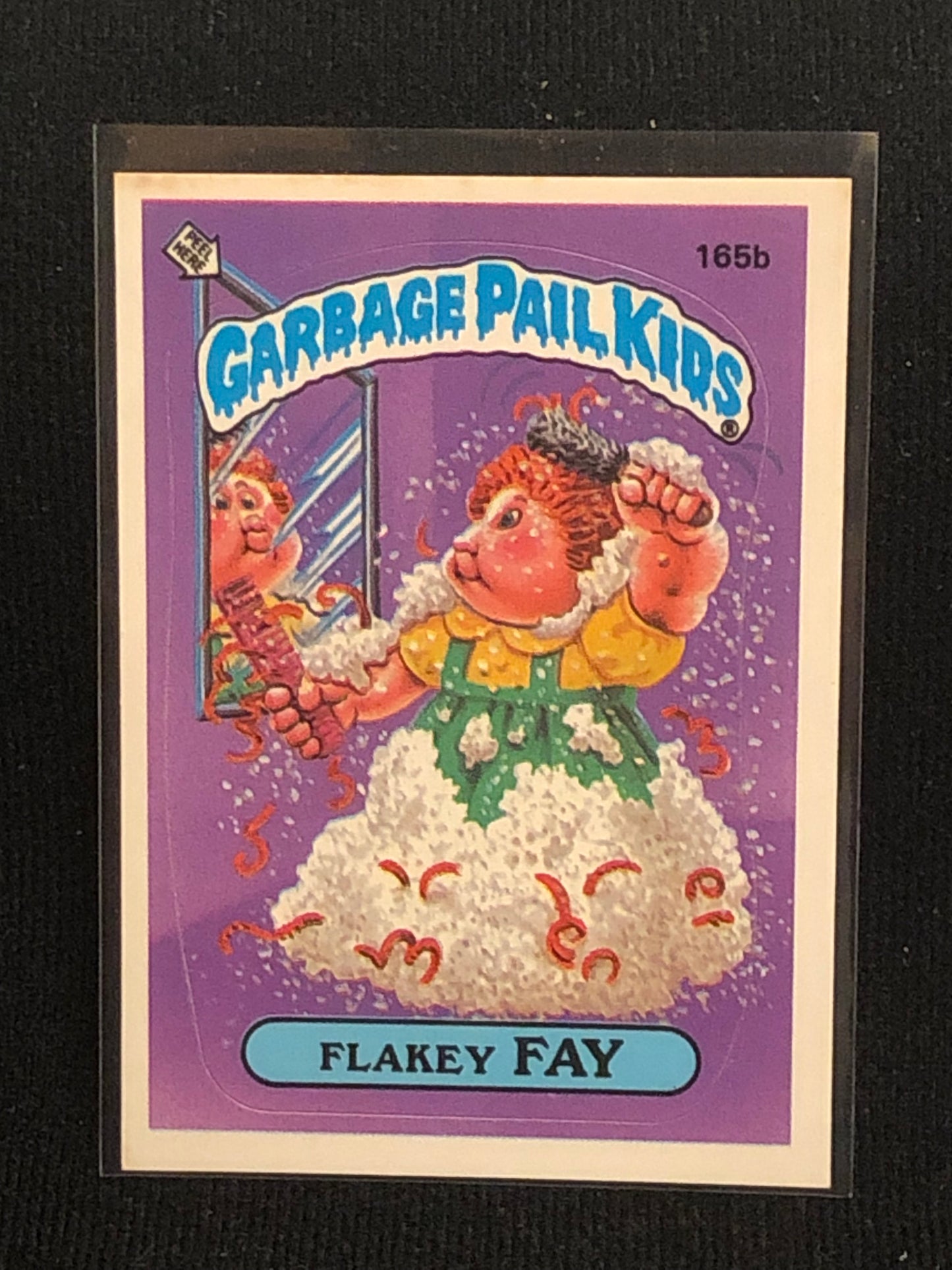 Garbage Pail Kids Original Series 4 (os4) 165b Flakey Fay