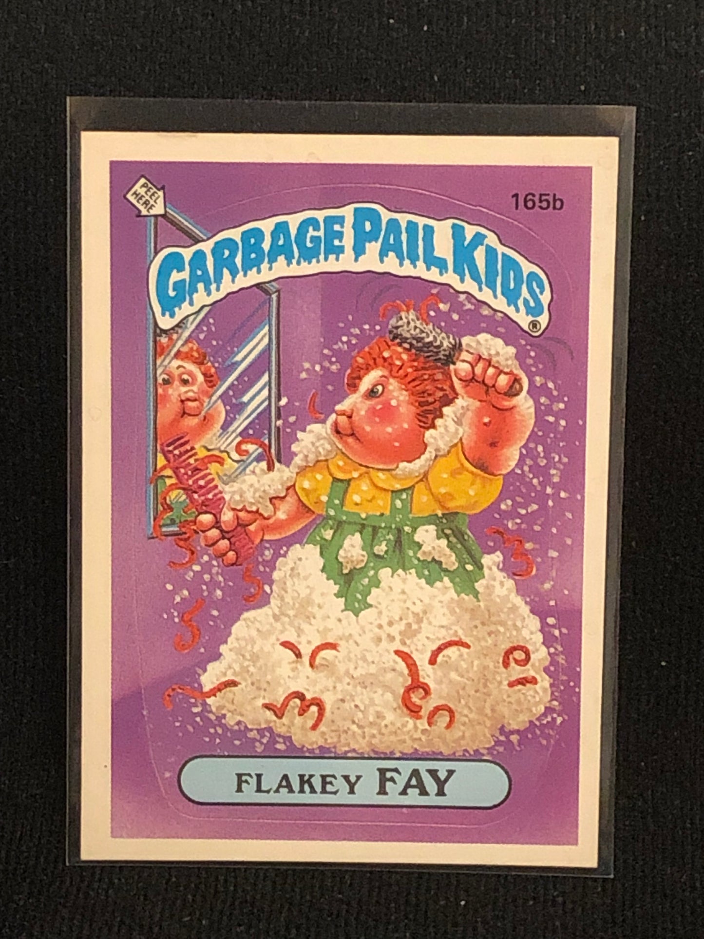 Garbage Pail Kids Original Series 4 (os4) 165b Flakey Fay