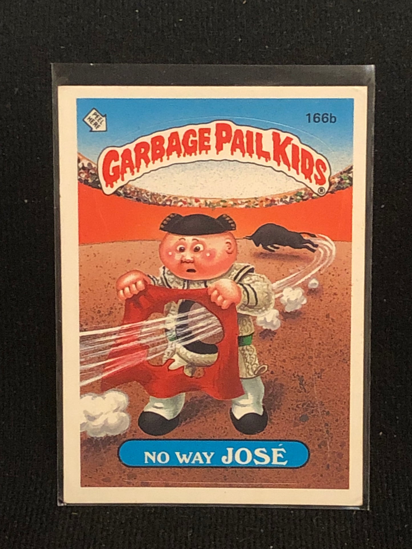 Garbage Pail Kids Original Series 4 (os4) 166b No Way Jose