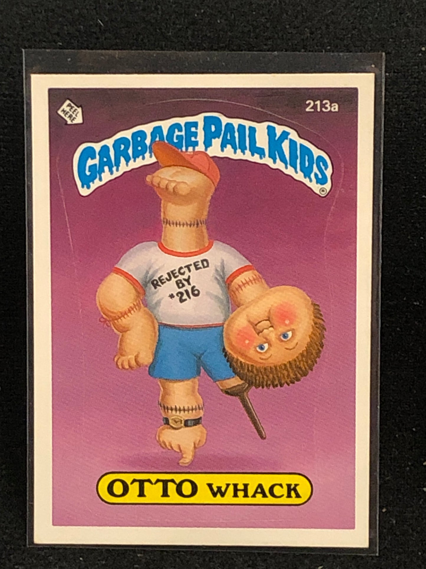 Garbage Pail Kids Original Series 6 (os6) 213a Otto Whack