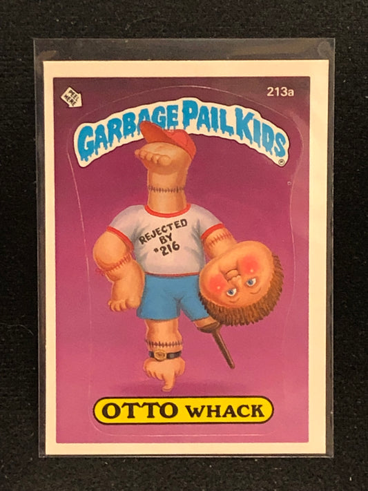 Garbage Pail Kids Original Series 6 (os6) 213a Otto Whack