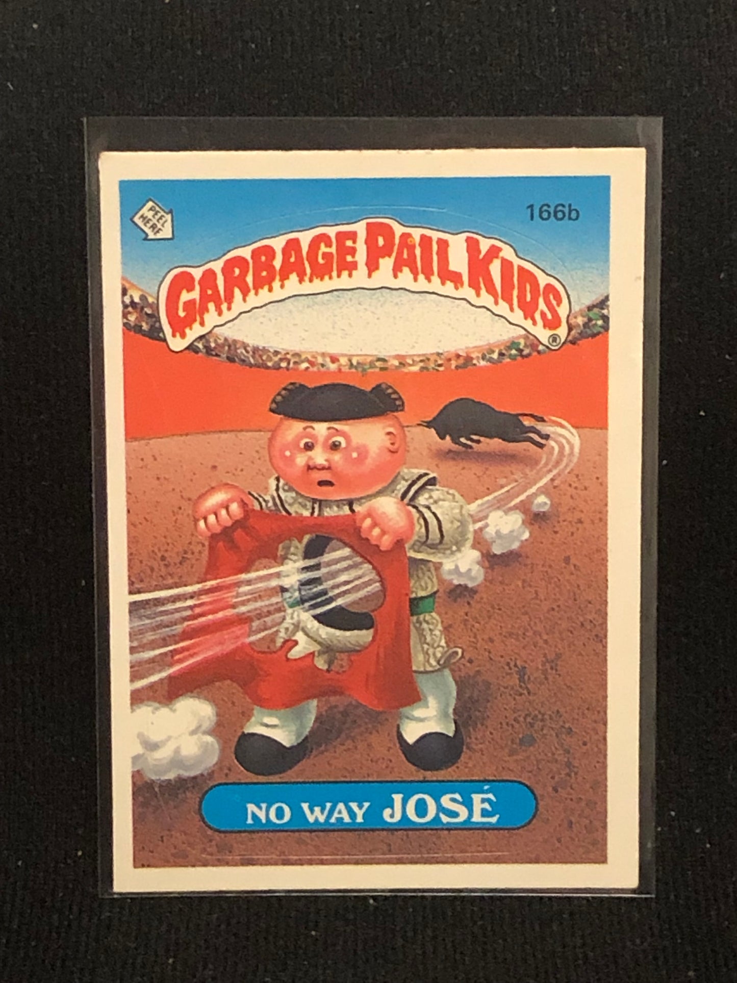 Garbage Pail Kids Original Series 4 (os4) 166b No Way Jose