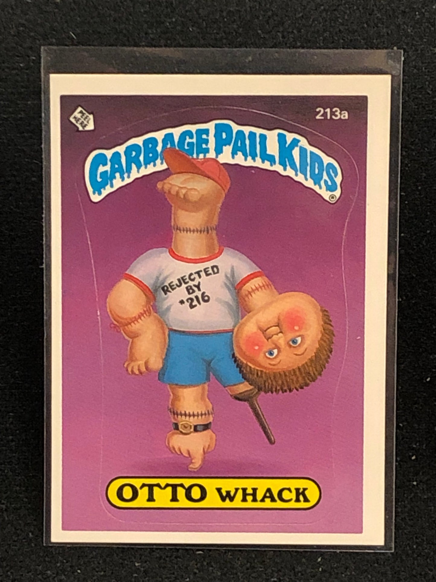 Garbage Pail Kids Original Series 6 (os6) 213a Otto Whack