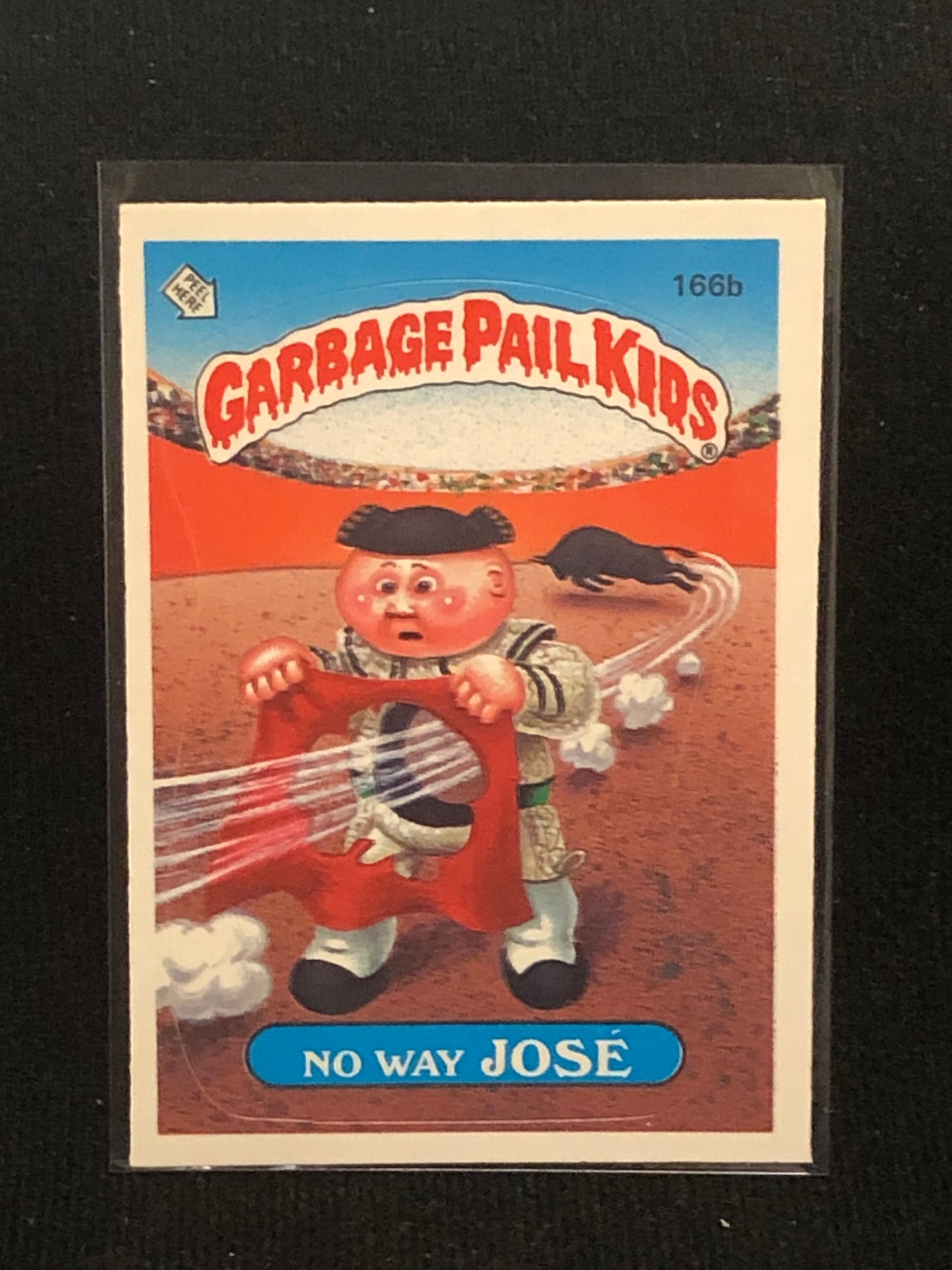 Garbage Pail Kids Original Series 4 (os4) 166b No Way Jose