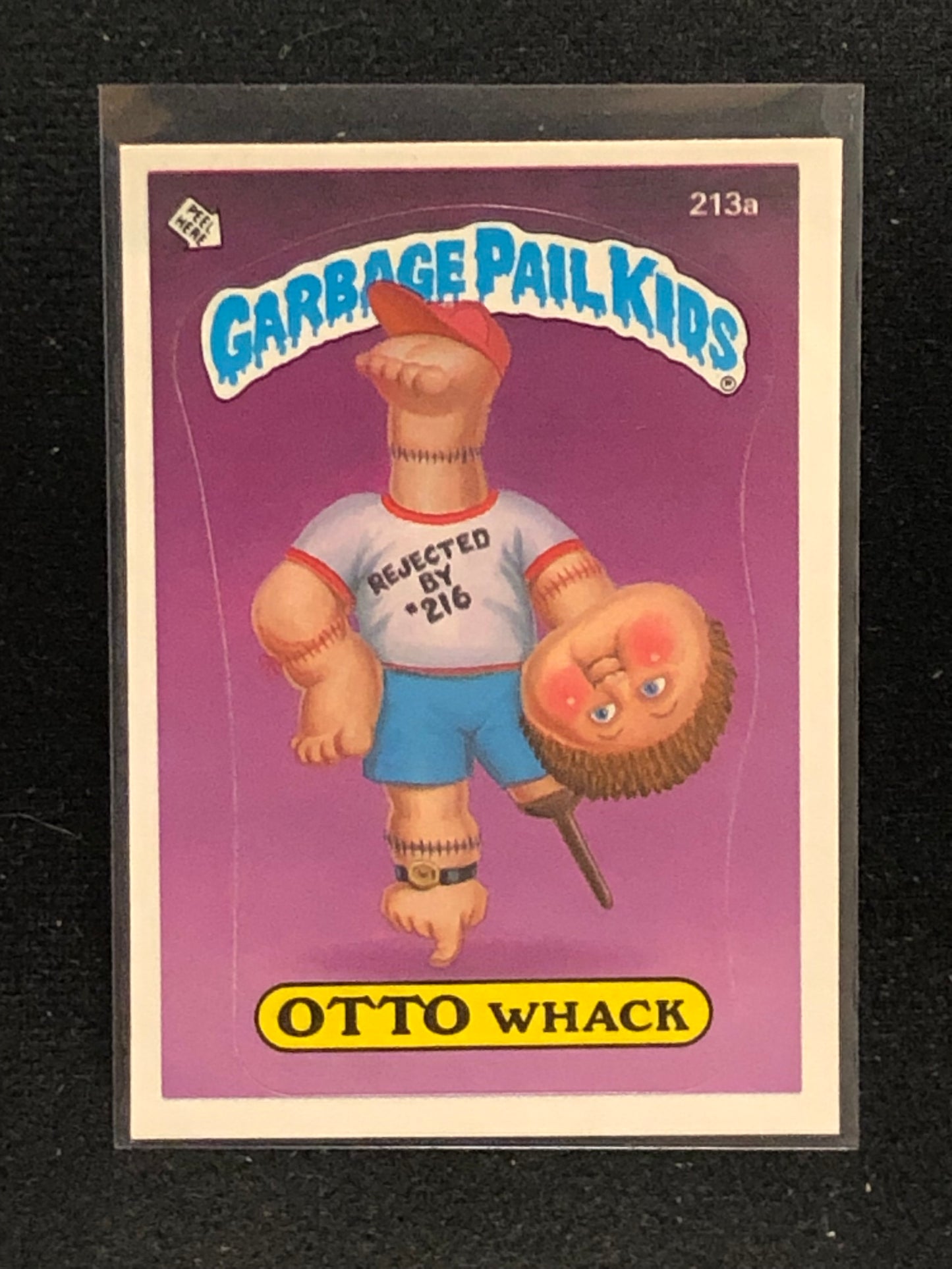 Garbage Pail Kids Original Series 6 (os6) 213a Otto Whack