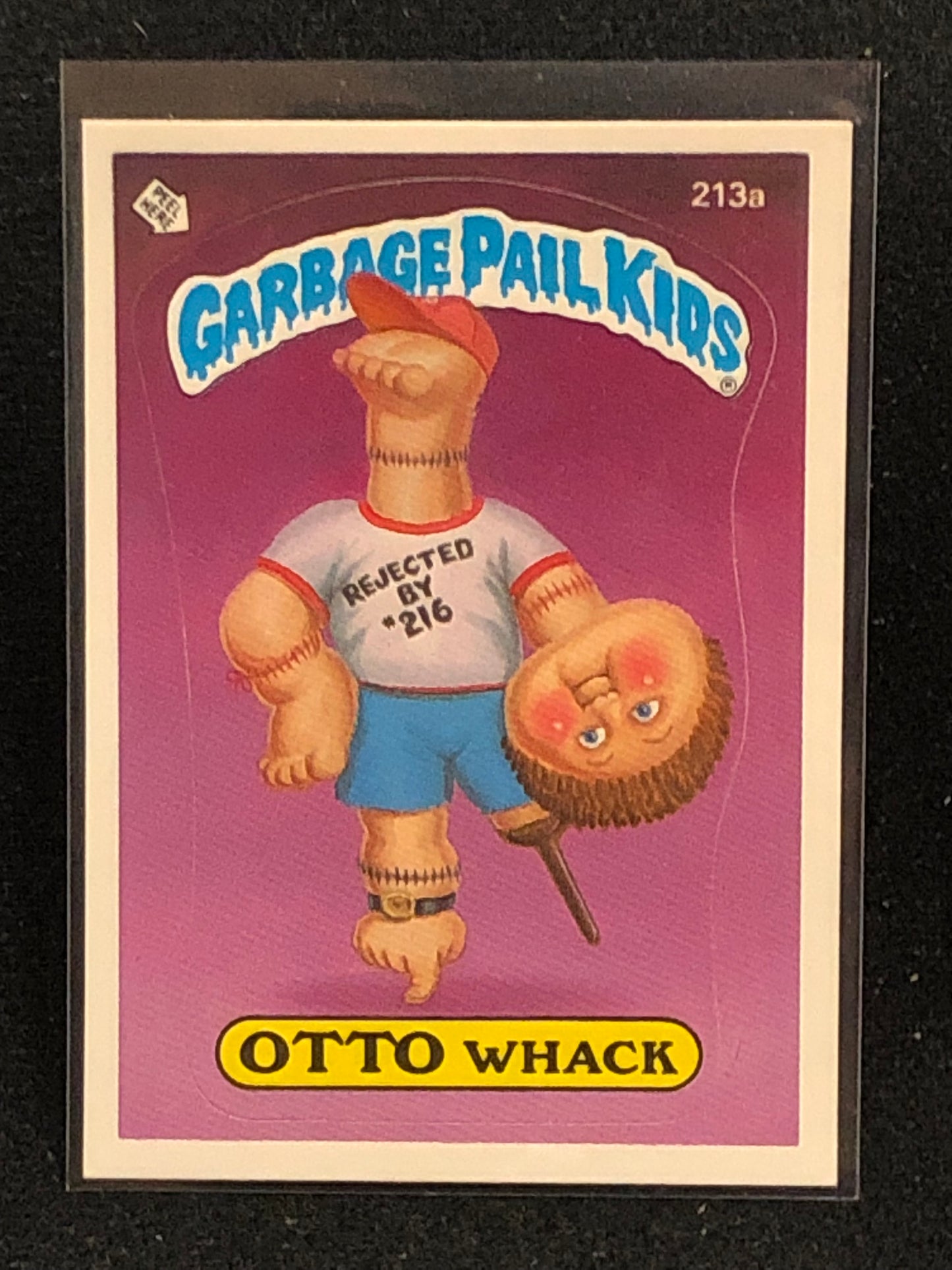 Garbage Pail Kids Original Series 6 (os6) 213a Otto Whack