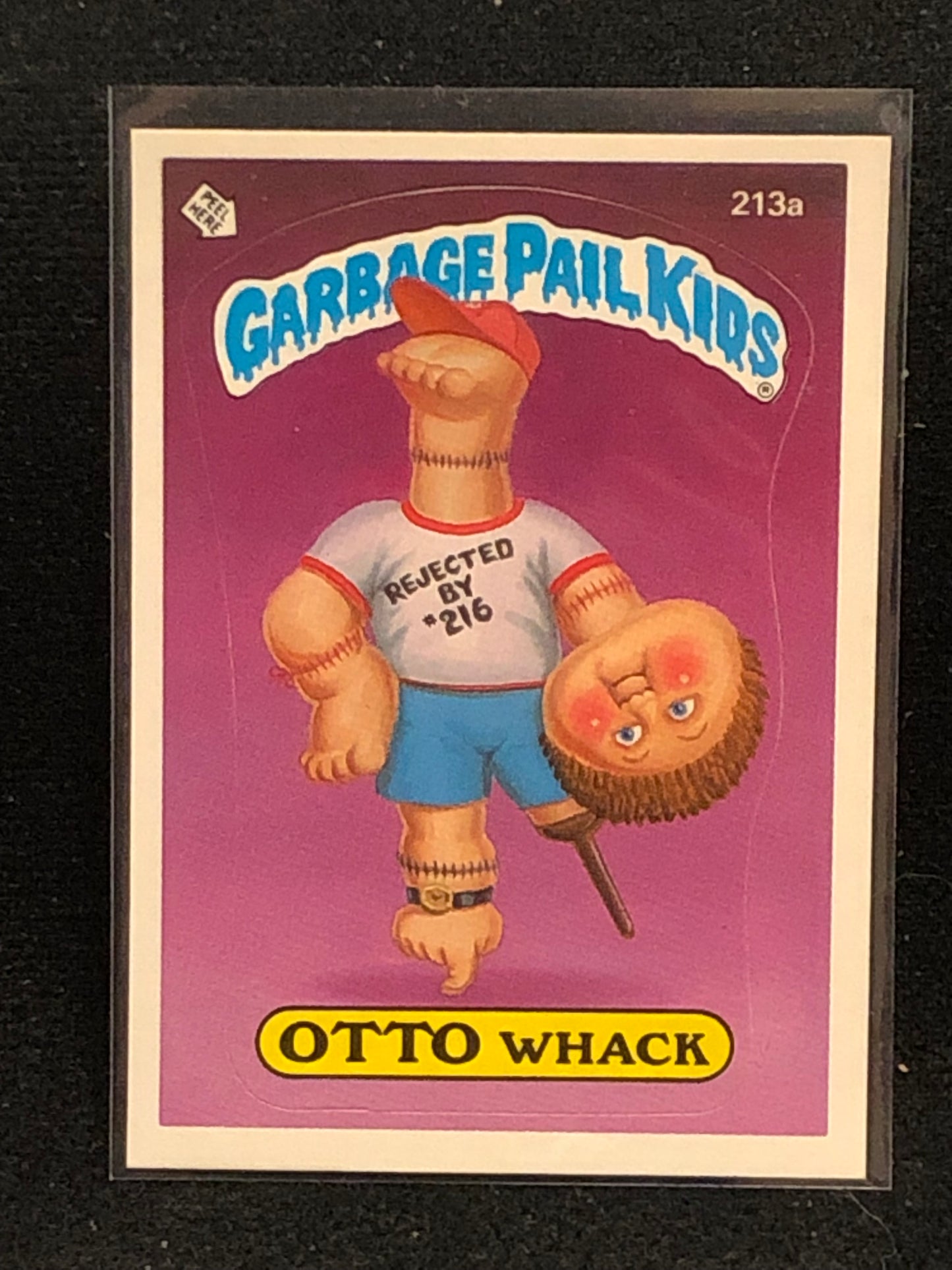 Garbage Pail Kids Original Series 6 (os6) 213a Otto Whack