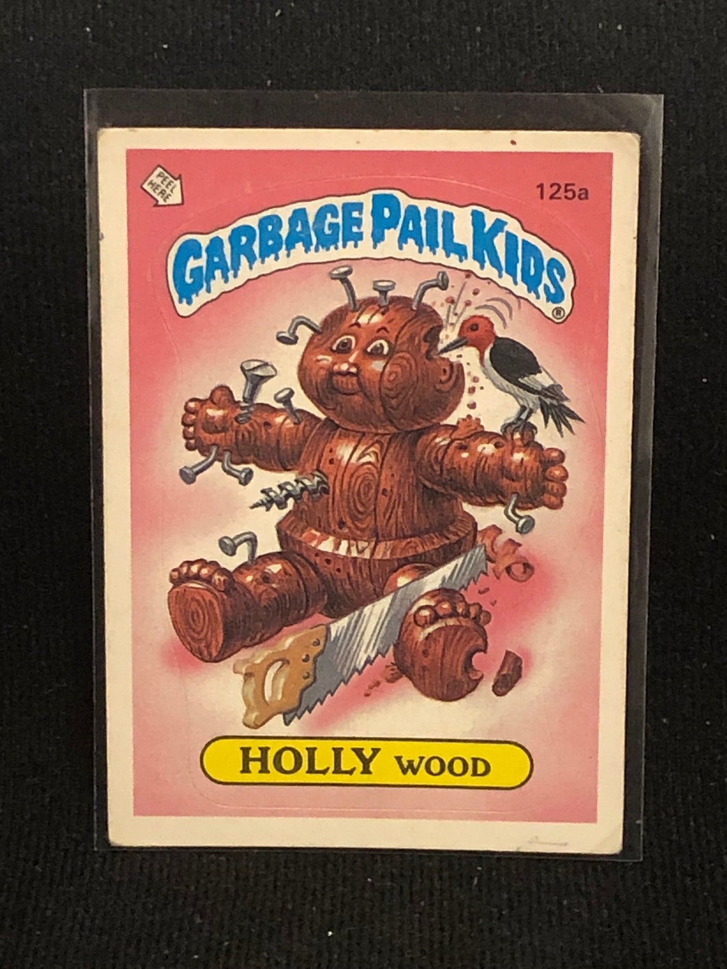 Garbage Pail Kids Original Series 4 (os4) 125a Holly Wood