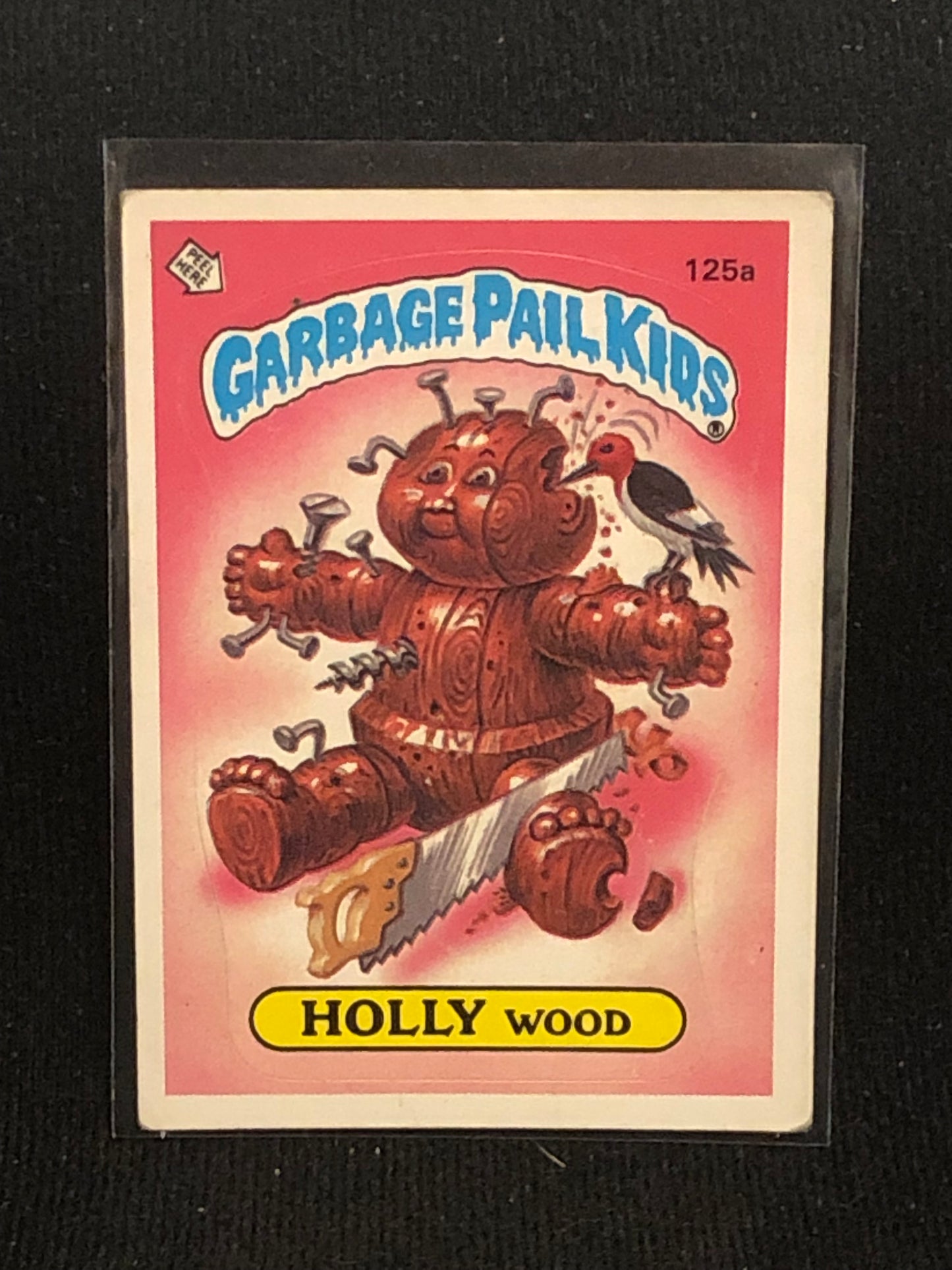 Garbage Pail Kids Original Series 4 (os4) 125a Holly Wood