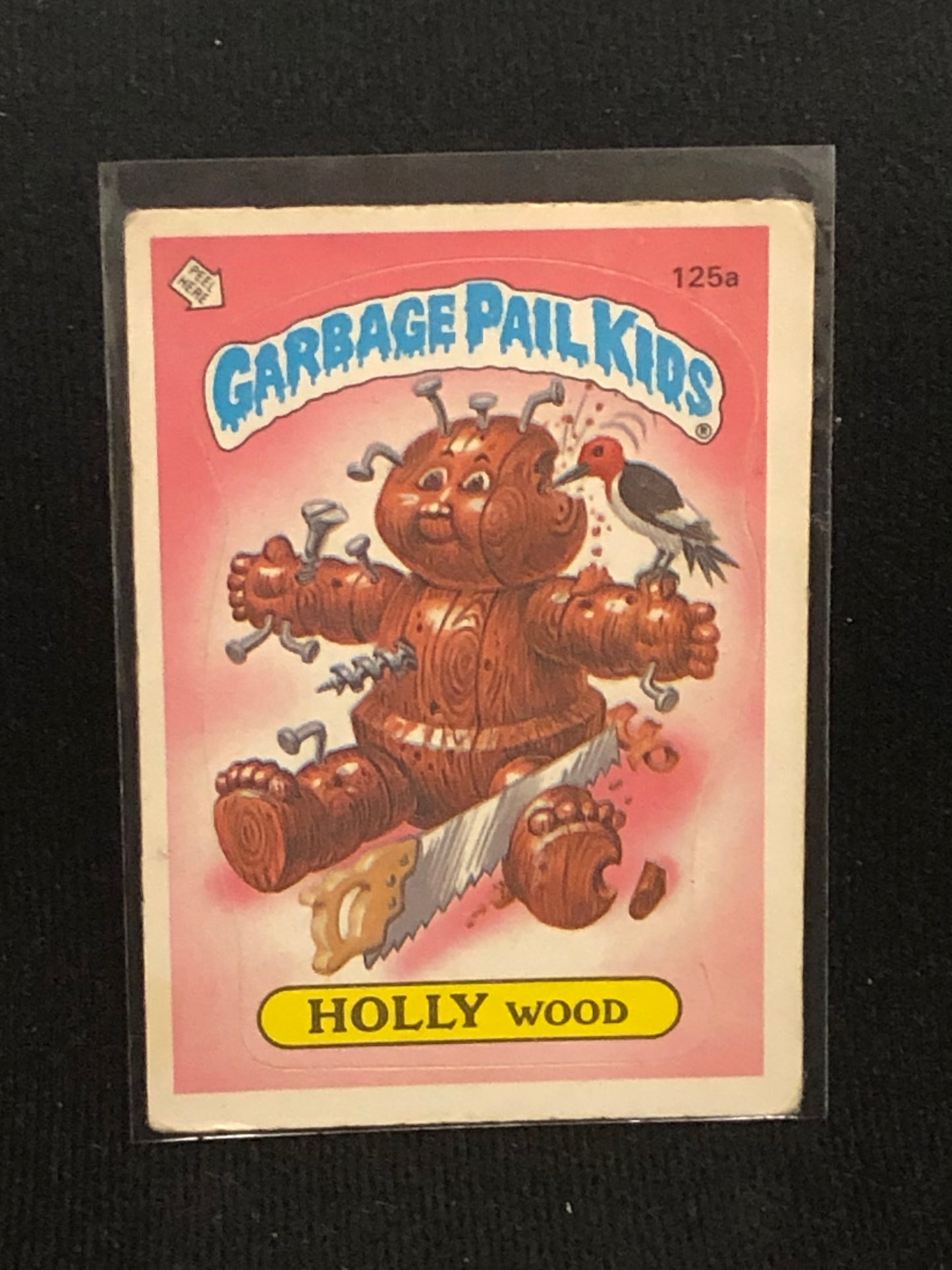 Garbage Pail Kids Original Series 4 (os4) 125a Holly Wood