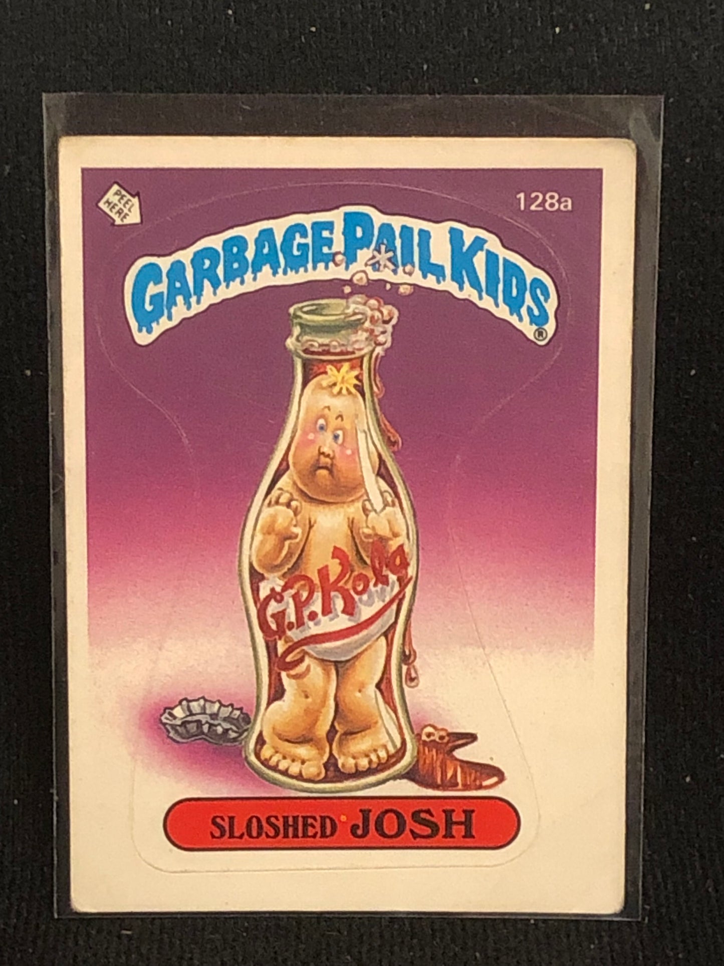 Garbage Pail Kids Original Series 4 (os4) 128a Sloshed Josh