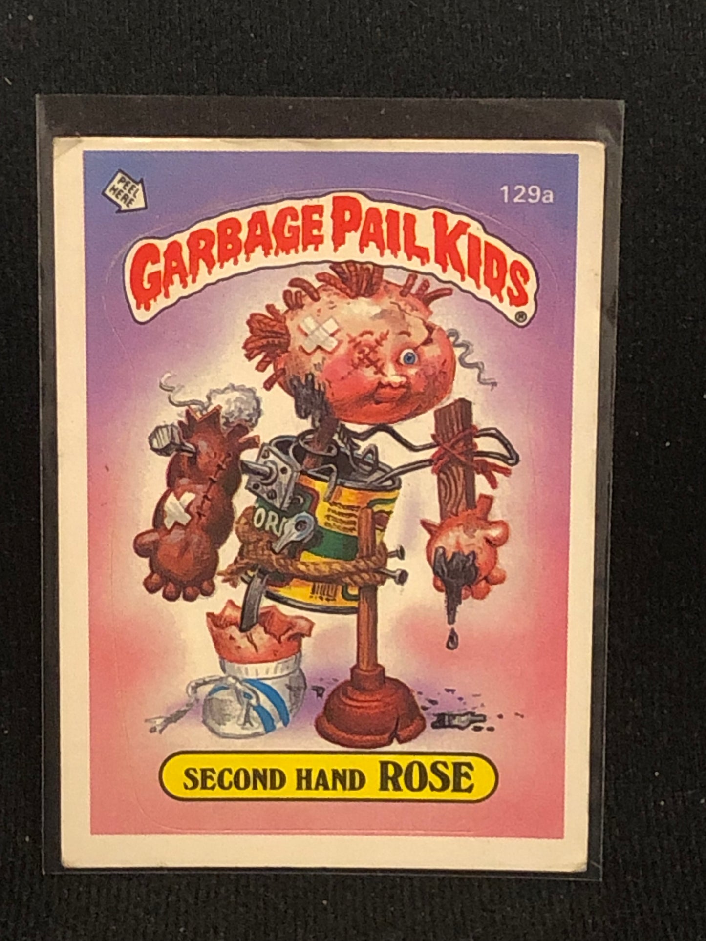 Garbage Pail Kids Original Series 4 (os4) 129a Second Hand Rose