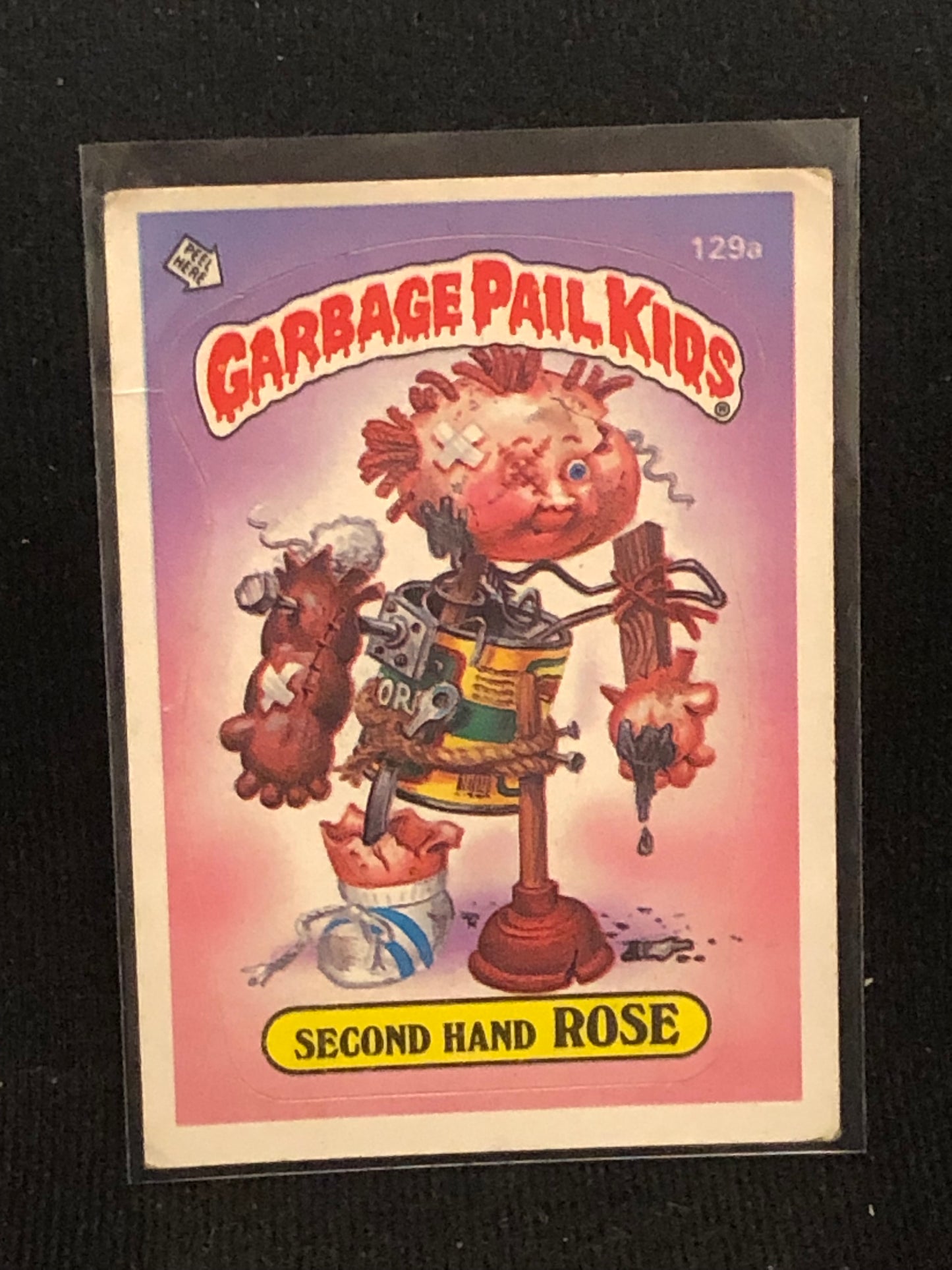 Garbage Pail Kids Original Series 4 (os4) 129a Second Hand Rose